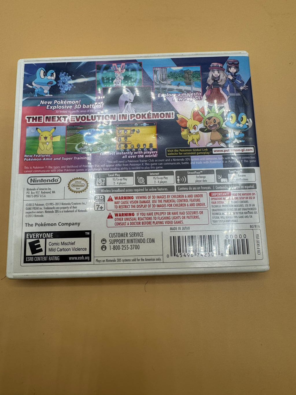 Pokémon Y Version CiB