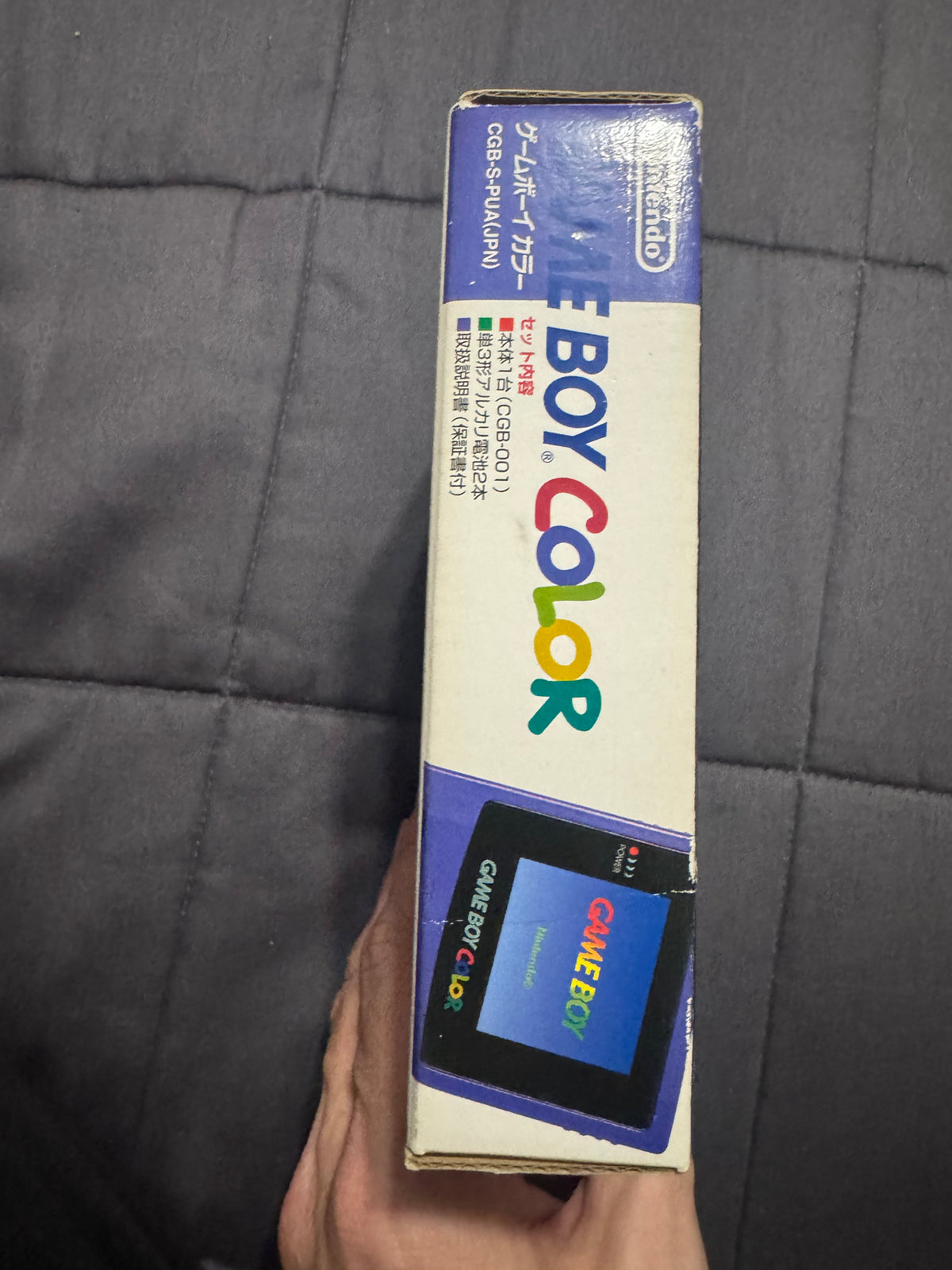Grape Gameboy Color in original box (no volume)