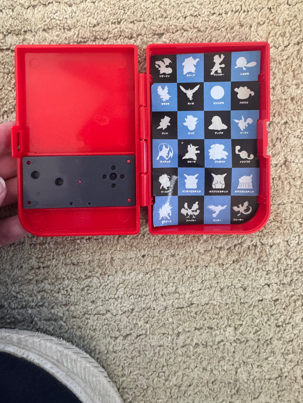 Vintage Japanese Pokémon Keshimon Red Collection Case (Japanese import)