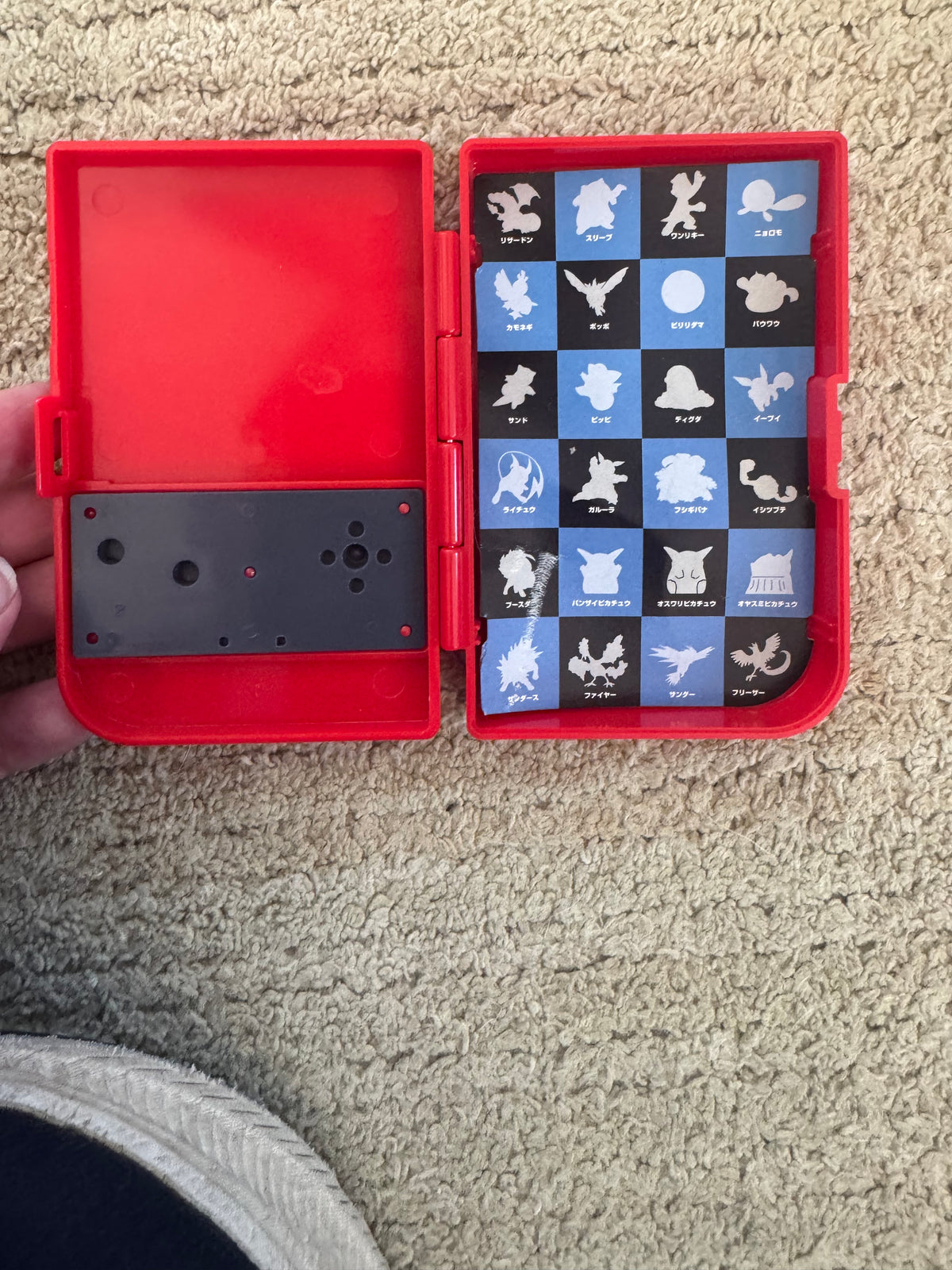 Vintage Japanese Pokémon Keshimon Red Collection Case (Japanese import)