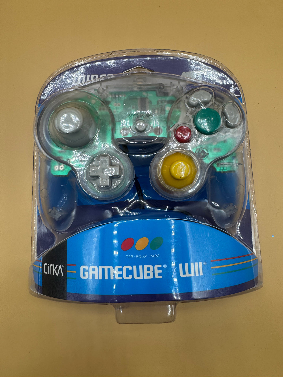 CirKA Wired Controller (Clear) for Nintendo GameCube