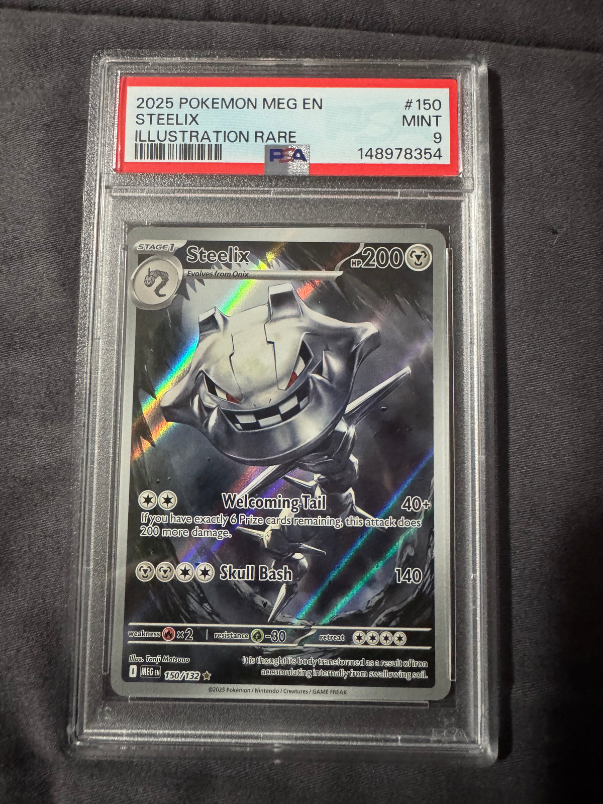 POKEMON TCG: MEG EN-MEGA EVOLUTION #150 STEELIX ILLUSTRATION RARE