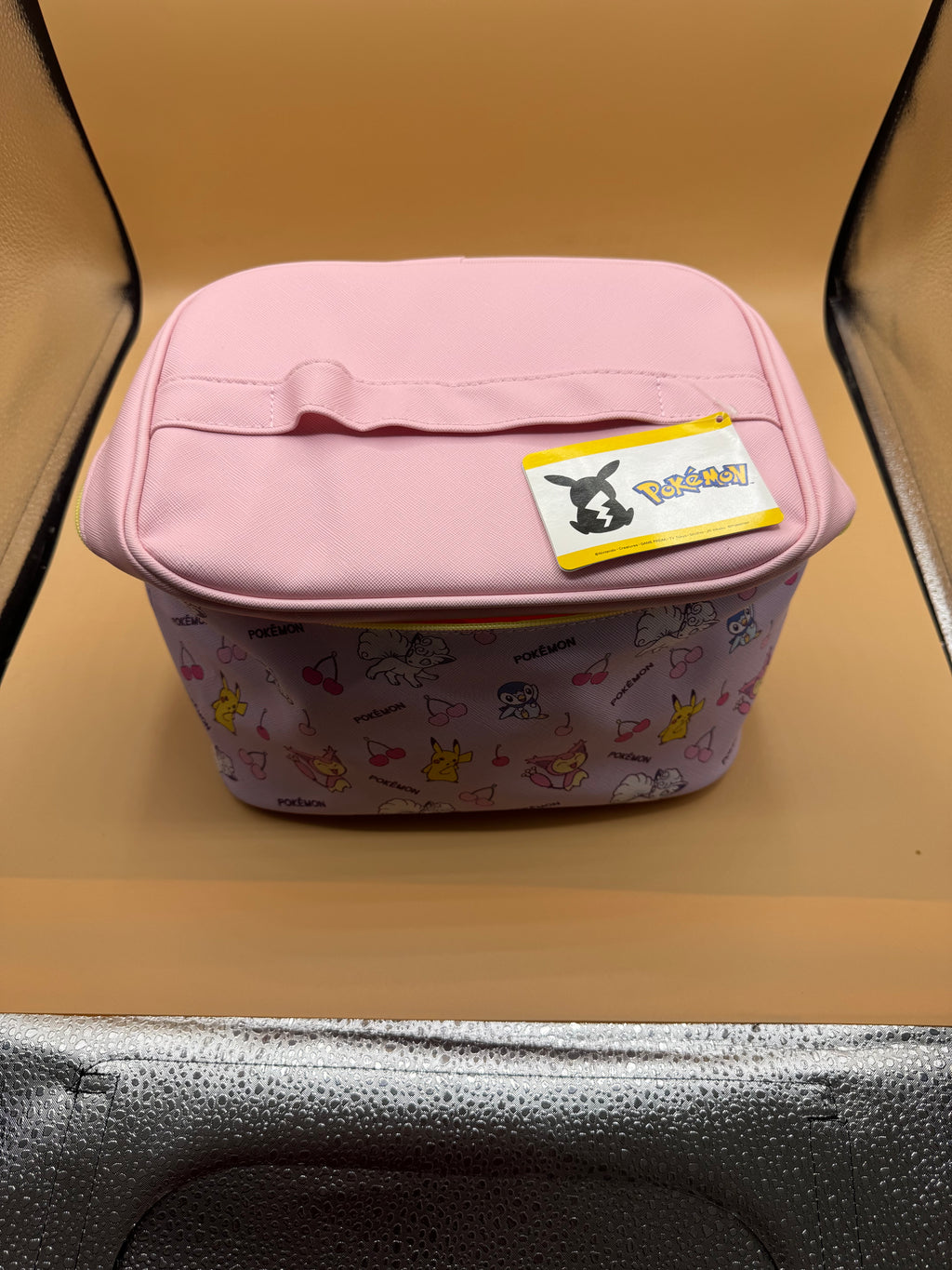Pokémon Premium Printed Pattern Vanity Pouch (Pink Cherry Version)