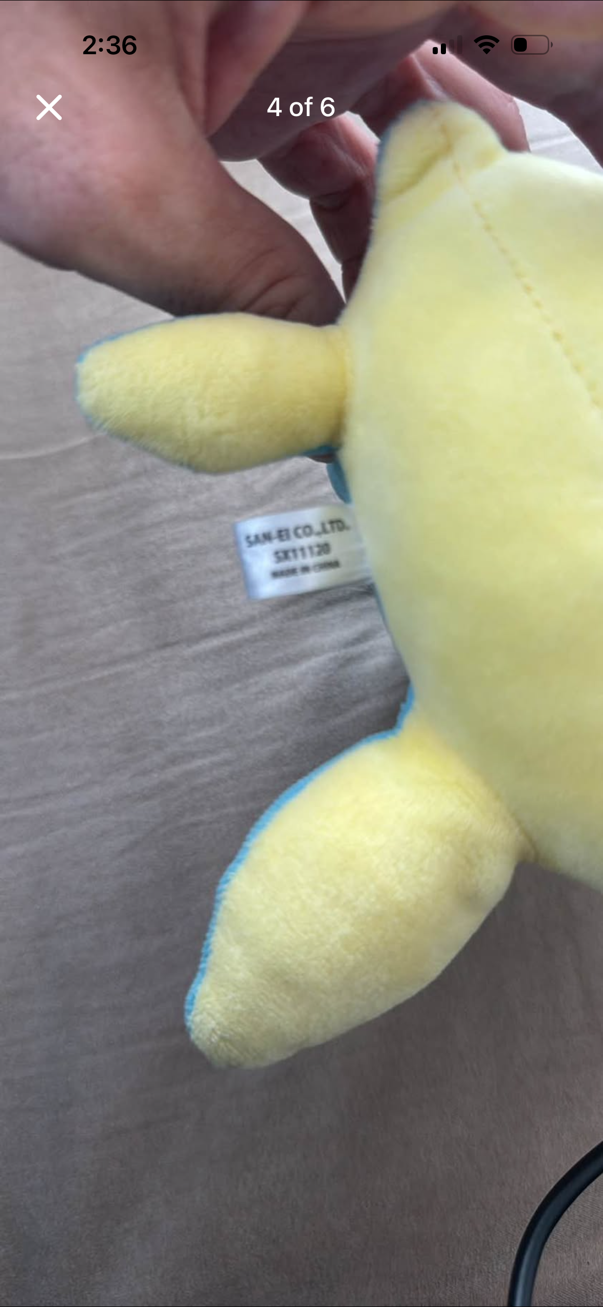 Pokémon “Lapras” San-Ei  plushie (Japanese import)
