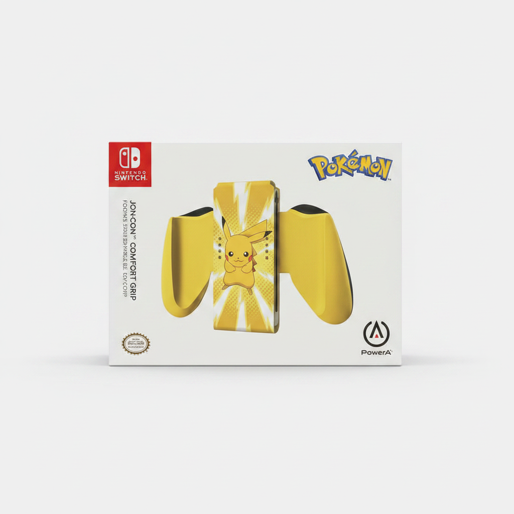 Nintendo Switch Pokemon Pikachu Joy-Con Comfort Grip—Brand new sealed
