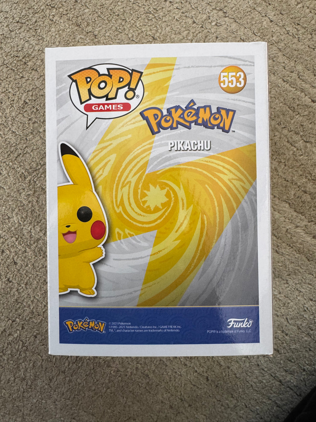 Pikachu Funko #553 Diamond Collection/ GameStop Exclusive