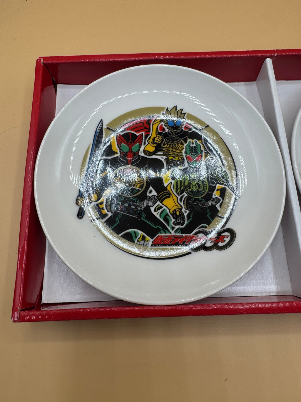 2010 Kamen Rider OOO Ceramic Plate Set 2 (Japanese import)