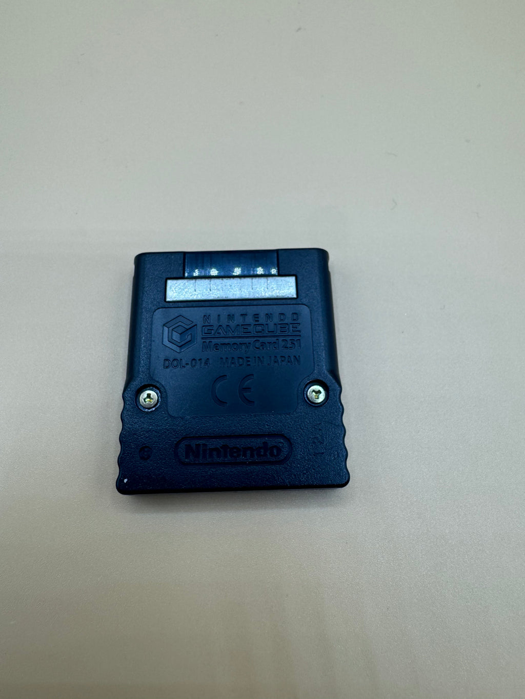 Black 251 block GameCube Memory Card