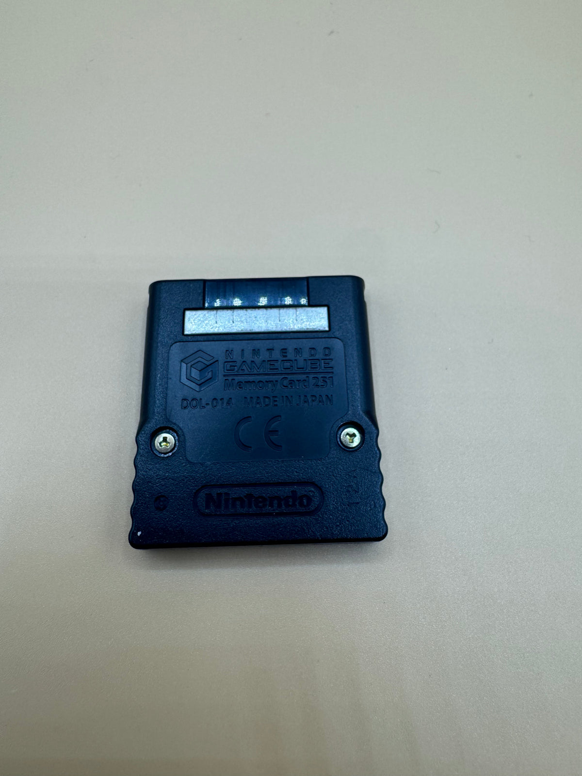 Black 251 block GameCube Memory Card