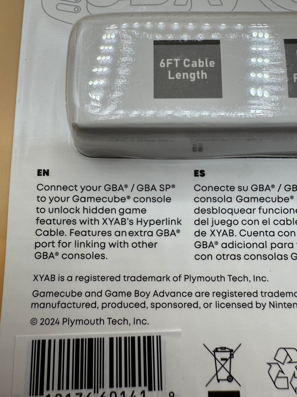 Hyper Link Cable for Nintendo GameCube and Nintendo Gameboy Advance systems