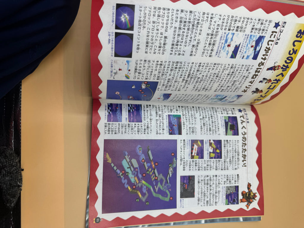 Japanese official strategy guide for Super Mario 64 (Japanese import)