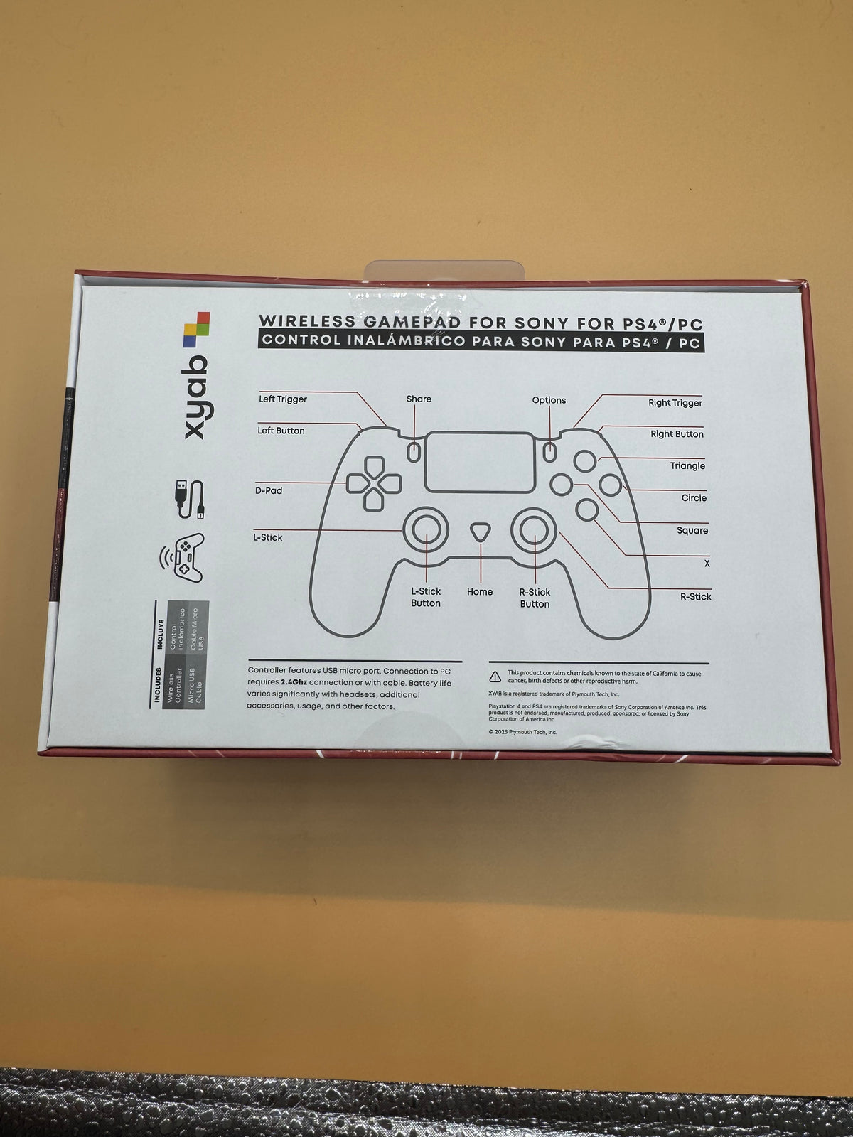 “Carmine Red” Wireless Controller for PlayStation 4