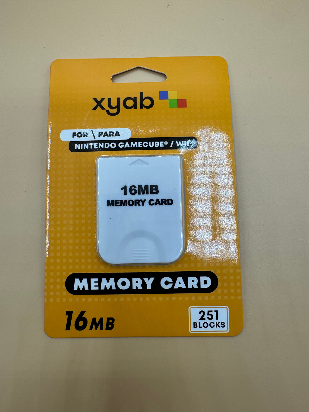 16MB/251 Block Memory card for GameCube