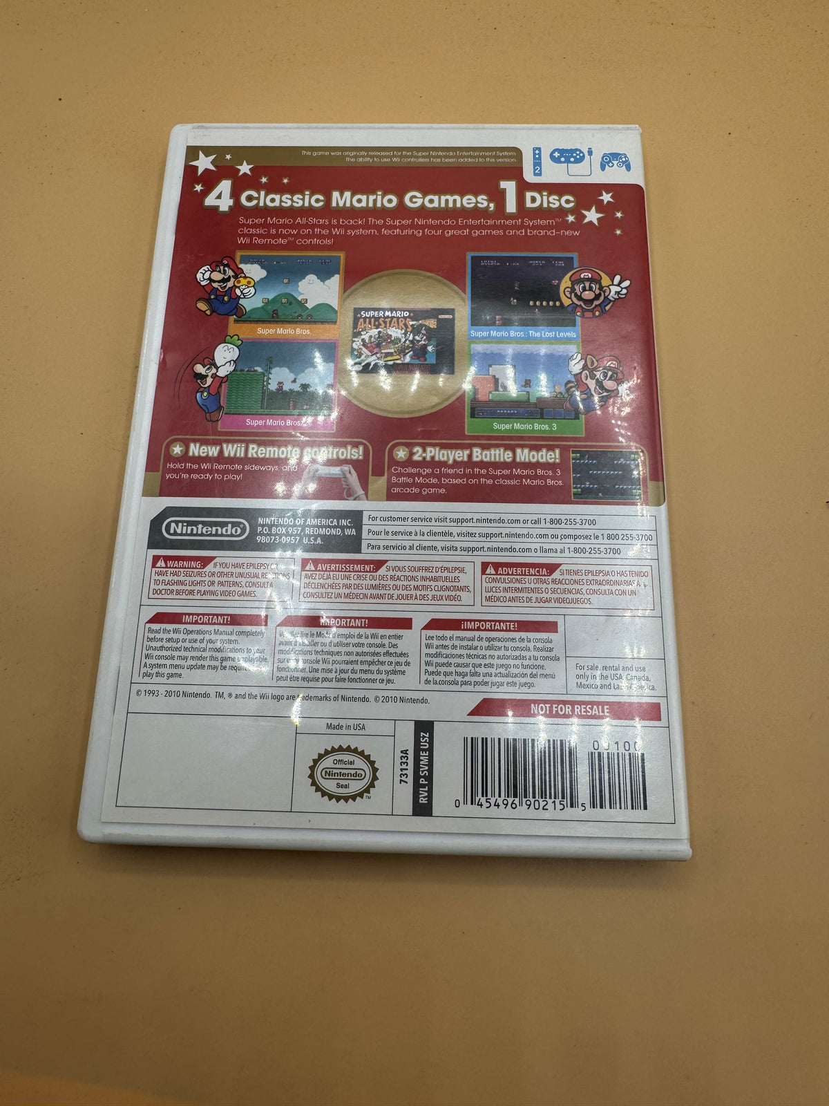 Super Mario All-Stars: 25th Anniversary Edition (Wii) CiB