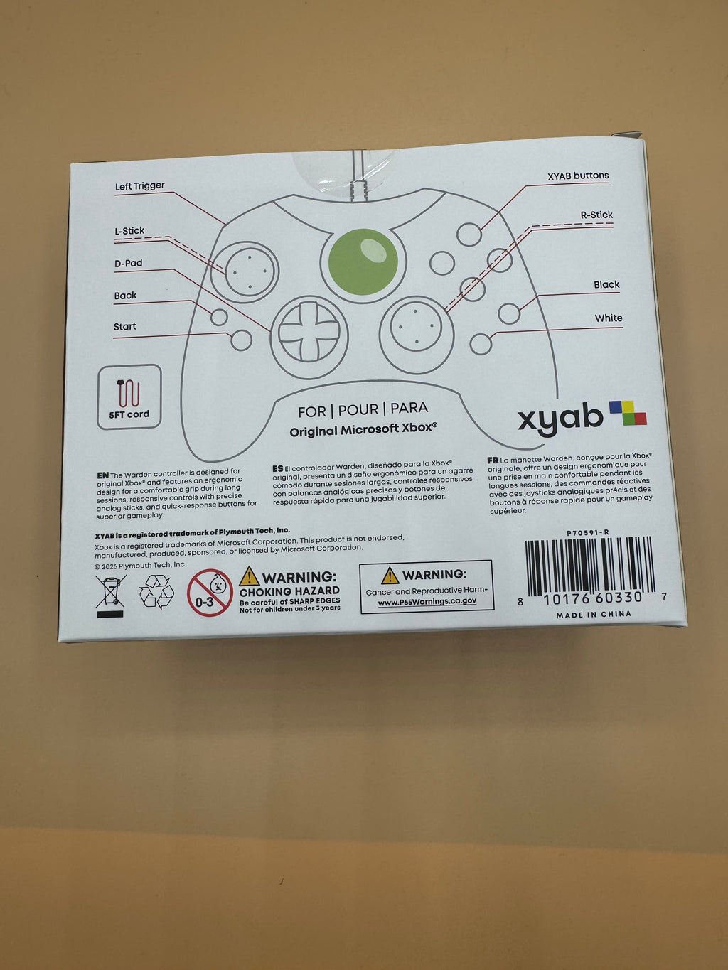 Dark “Warden” Controller for the original XBOX