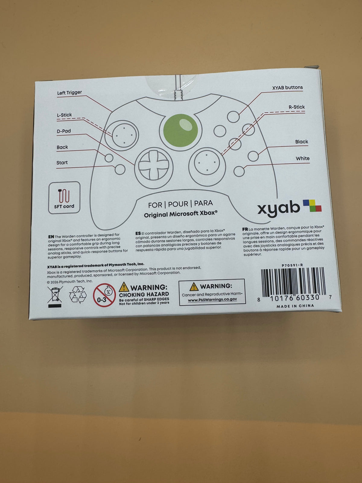 Dark “Warden” Controller for the original XBOX