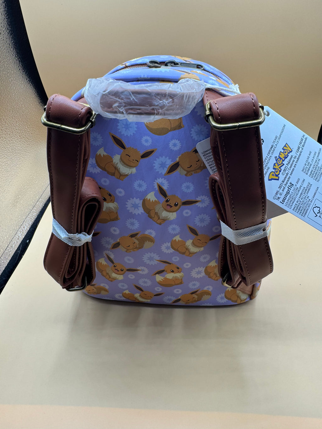 Loungefly Pokémon Eevee Sakura / Floral All-Over Print Mini Backpack