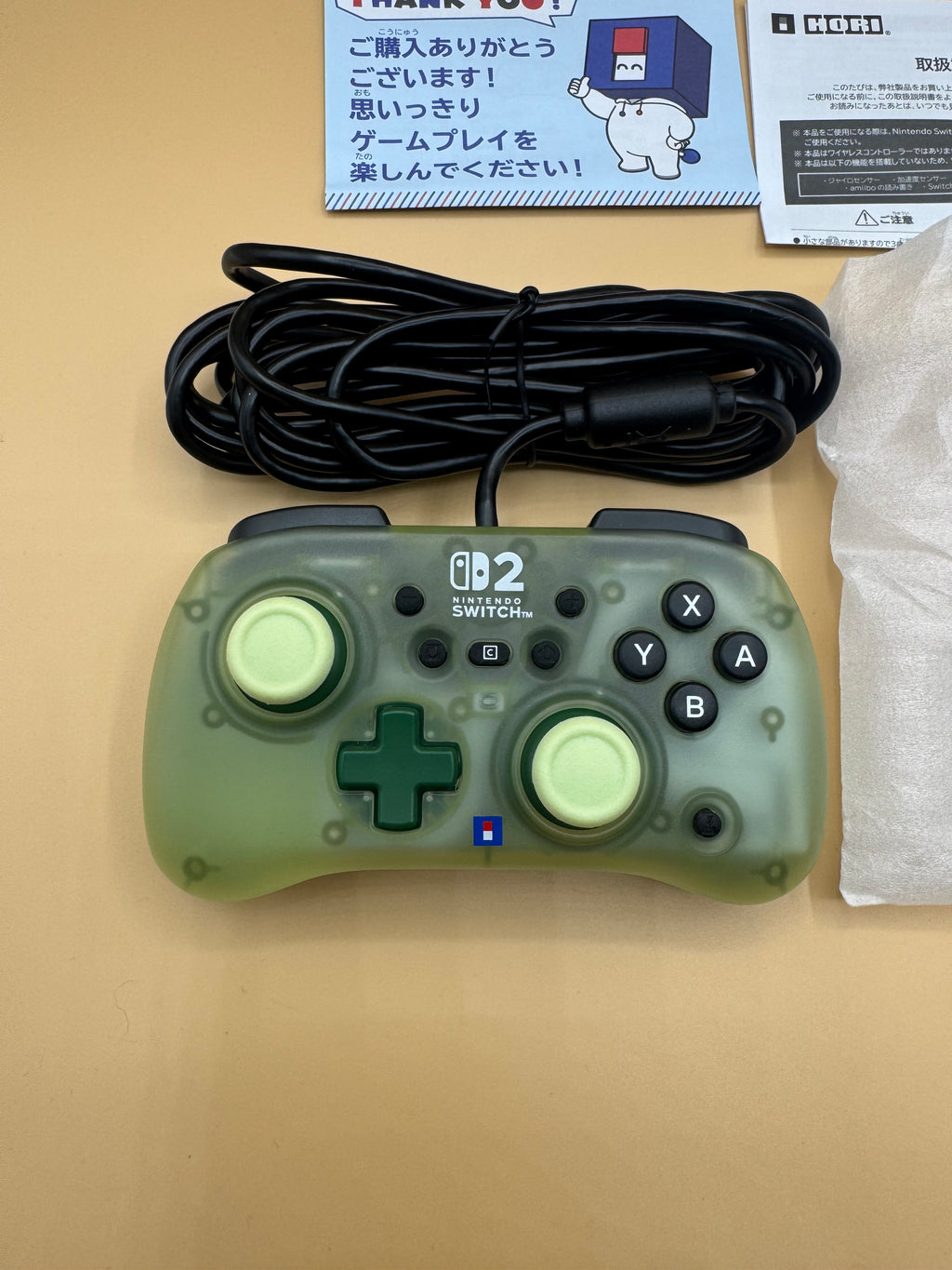 HORIPAD TURBO Mini for Nintendo Switch 2 (Lime Version)