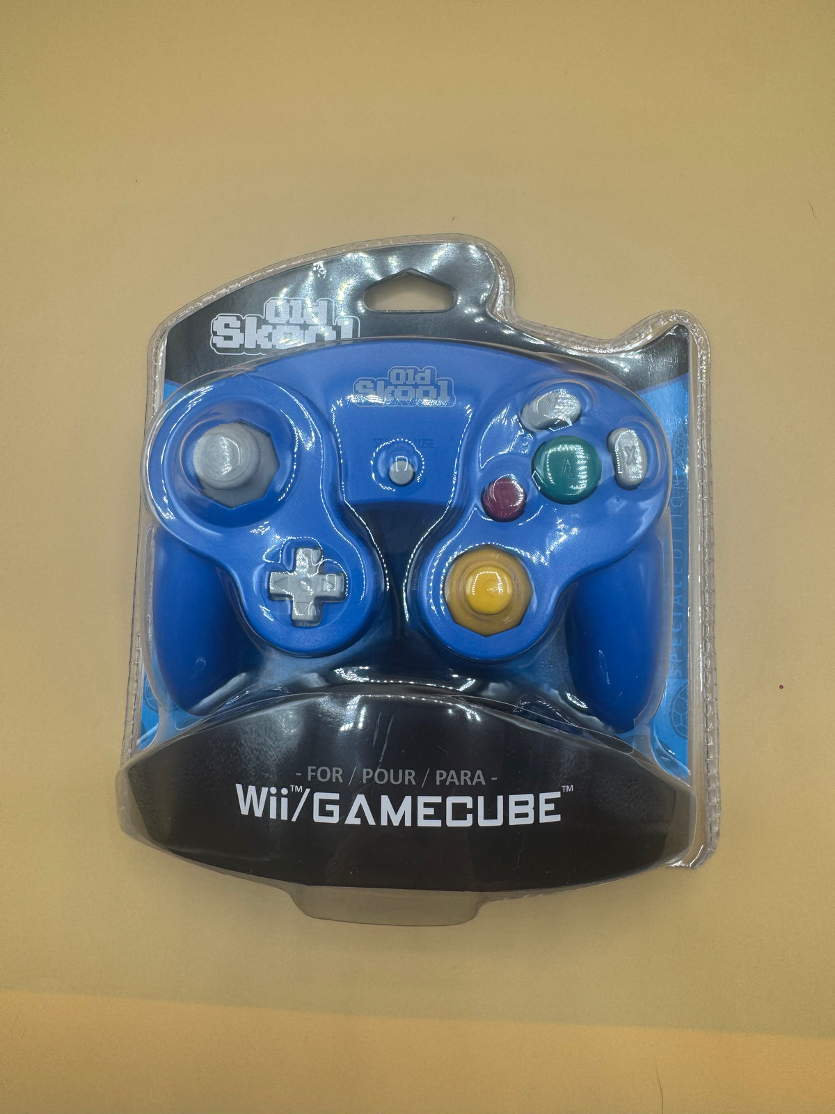 Oldskool Controller for Nintendo GameCube (Blue/Light Blue)