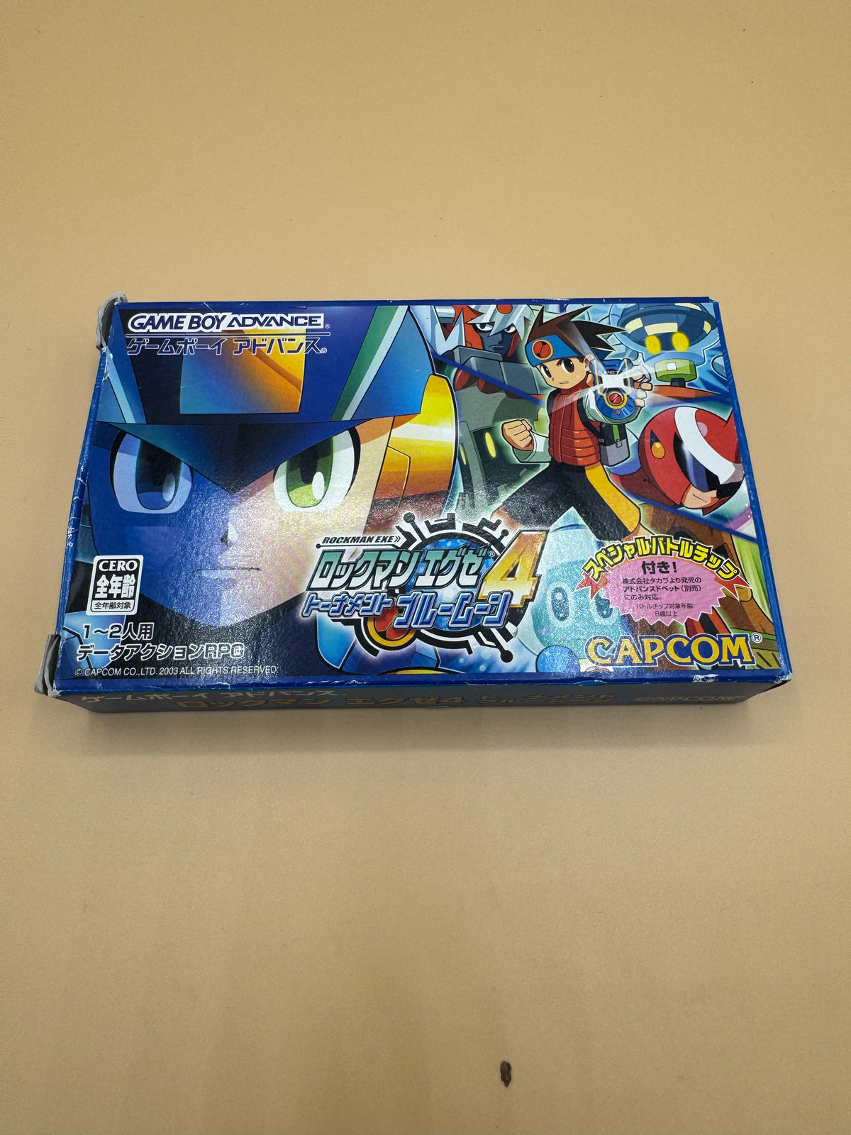 Rockman EXE 4 Tournament Blue Moon GBA (Japanese import) CiB