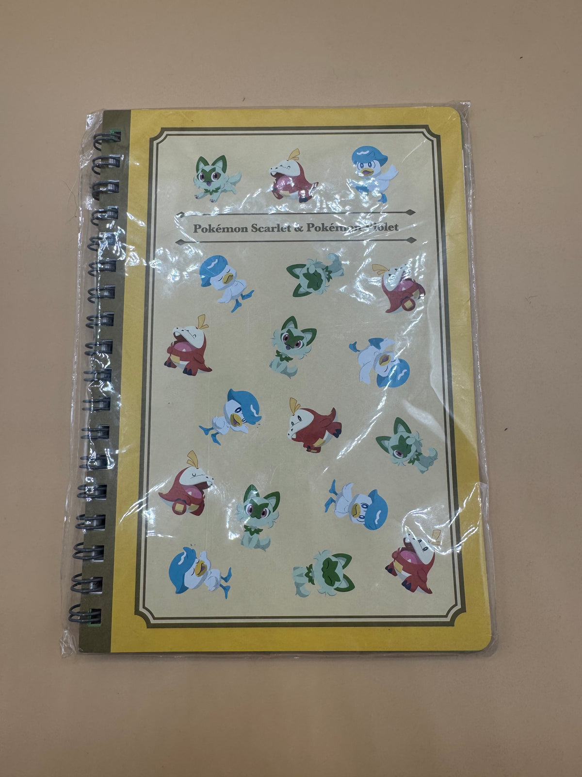 Pokémon Scarlet & Pokémon Violet spiral-bound notebook