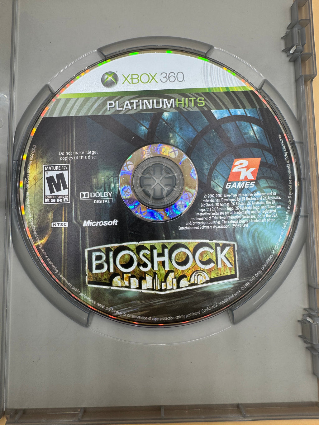 Bioshock Platinum Hits CiB
