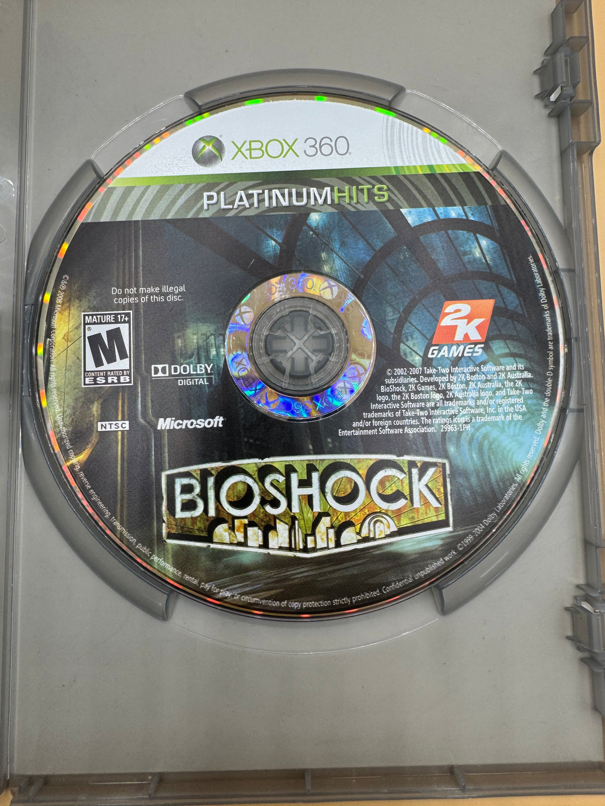 Bioshock Platinum Hits CiB