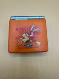 Gameboy Advance SP-101 with Blaziken Evolution hard case