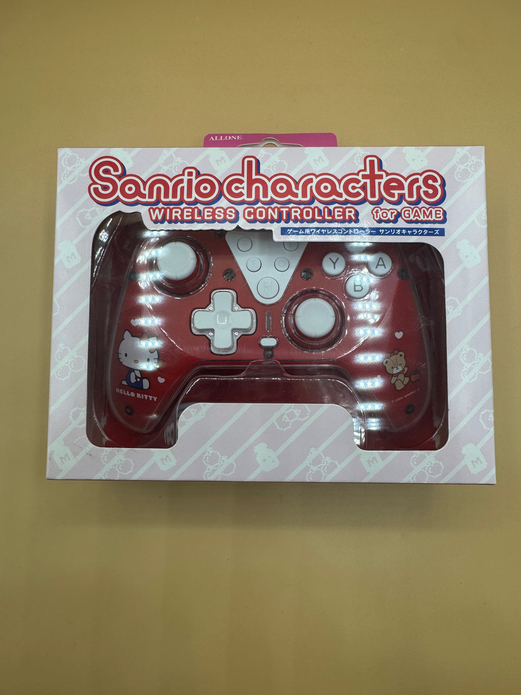 ALLONE Sanrio Characters Hello Kitty Wireless Controller for the Nintendo Switch (Japanese import)