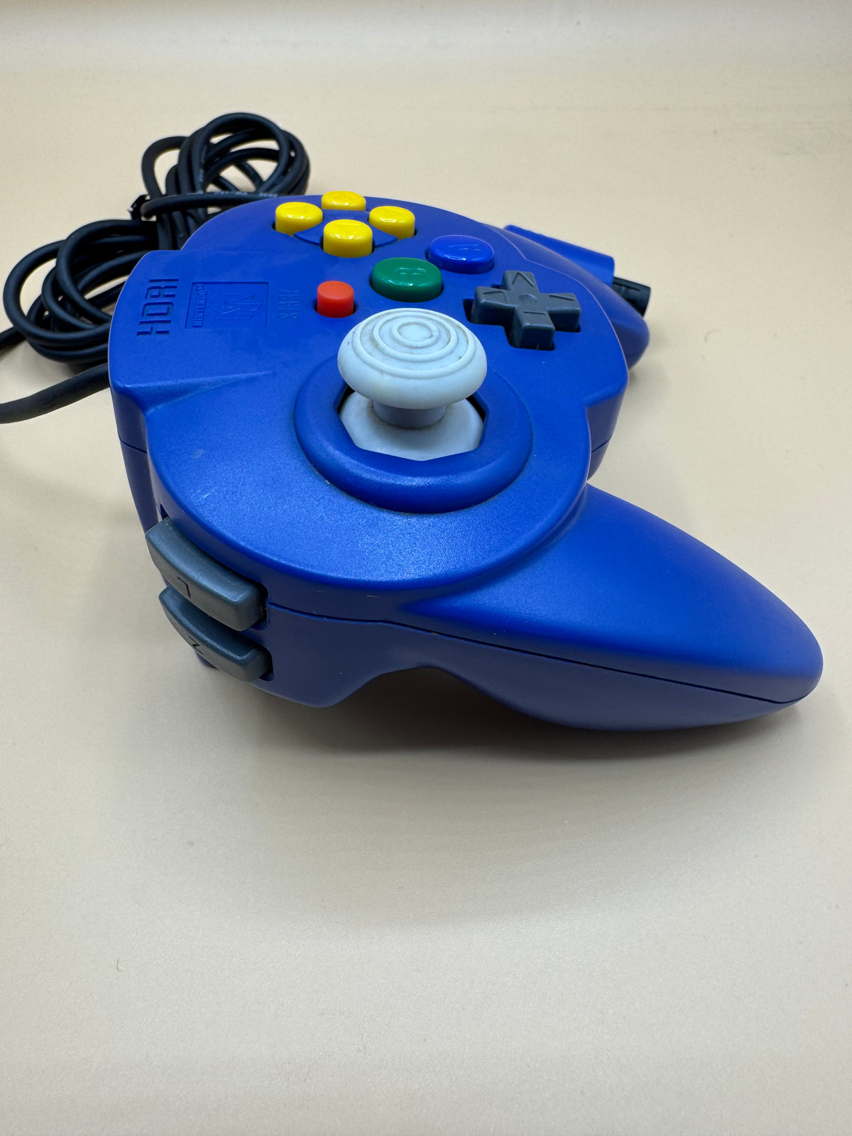 Blue Hori Mini Pad 64 Controller