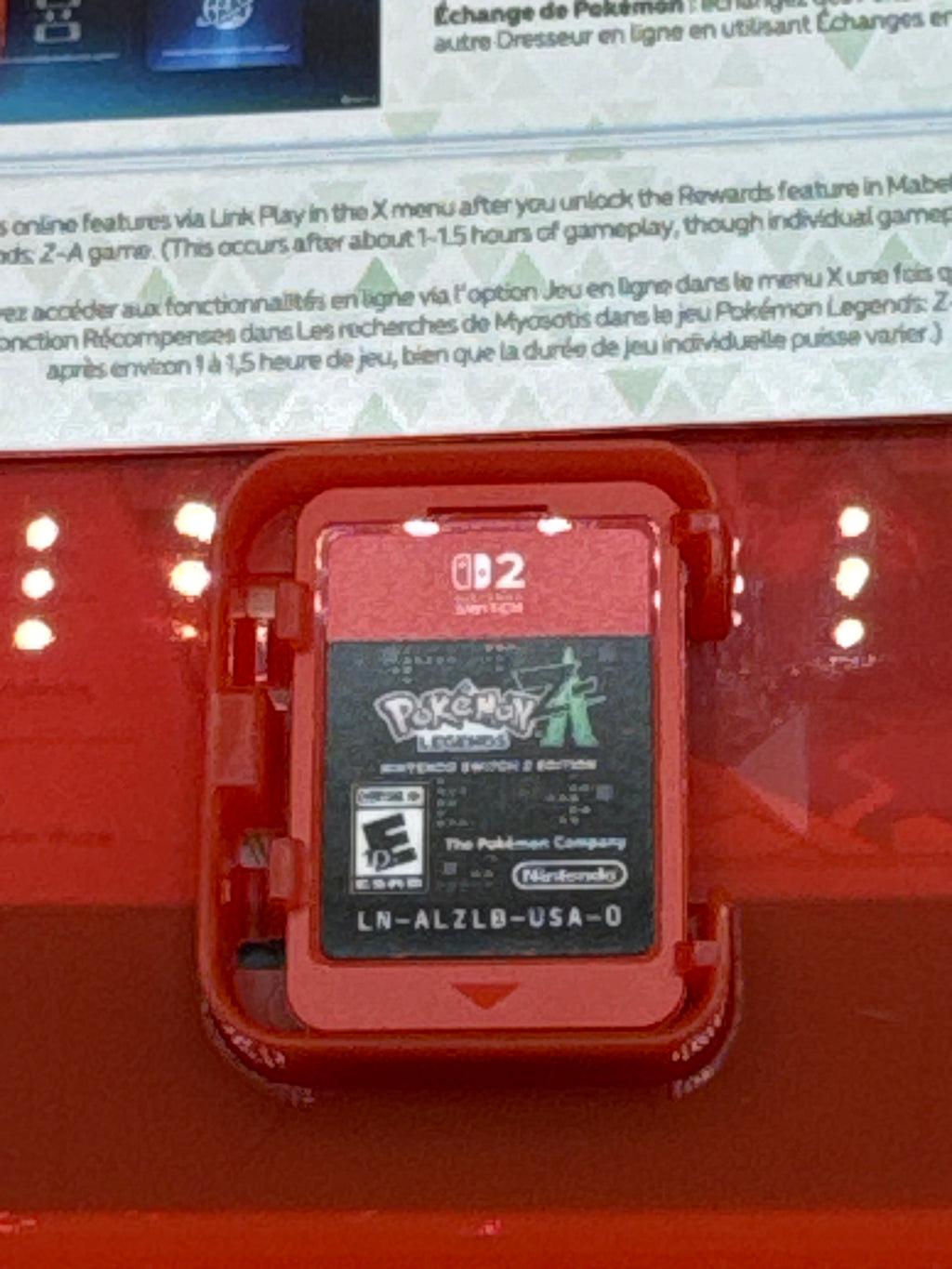 Pokémon Legends: Z-A — Nintendo Switch 2 Edition CIB
