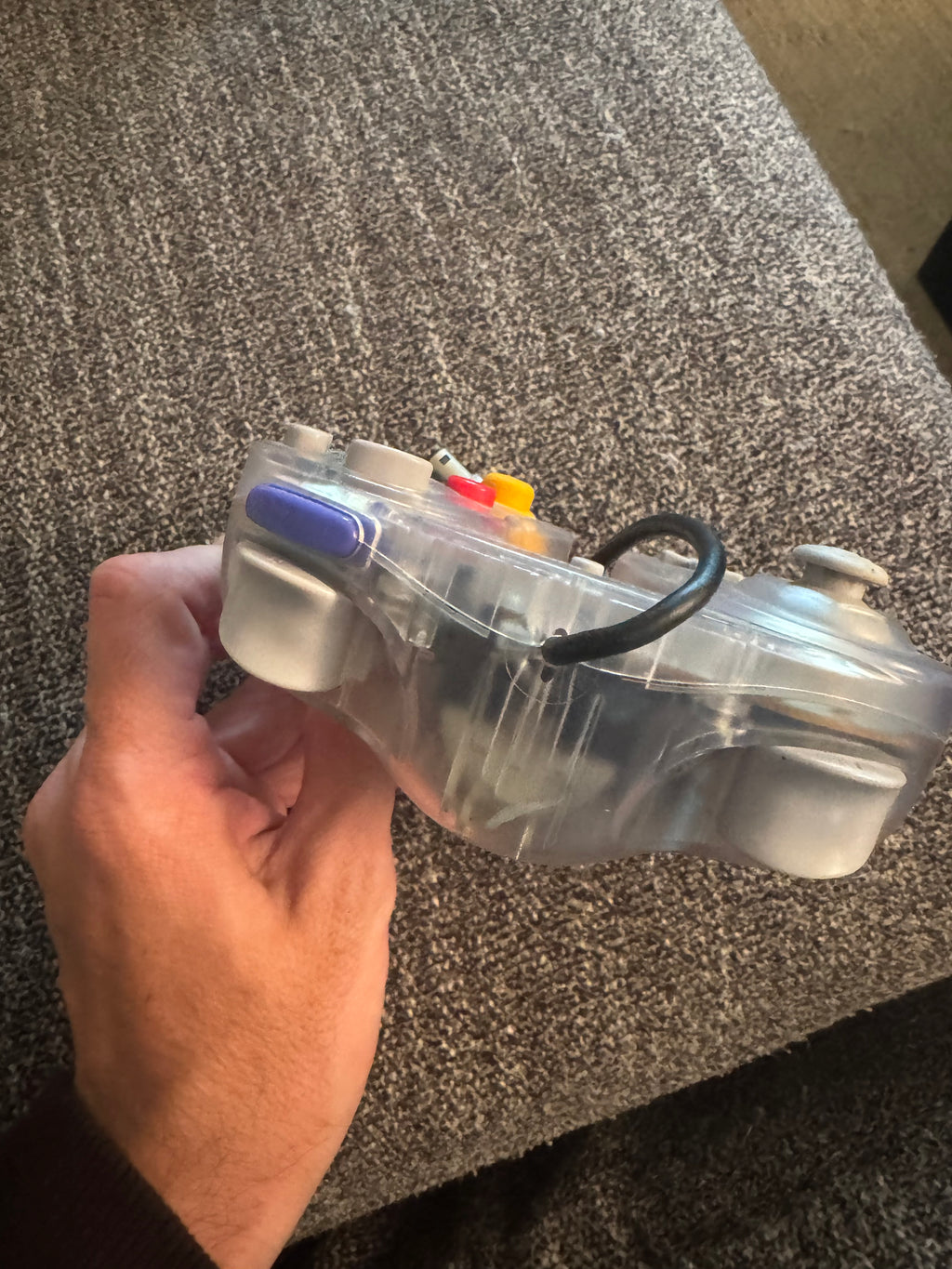 Clear-Skeleton Official Nintendo GameCube Controller (OEM)