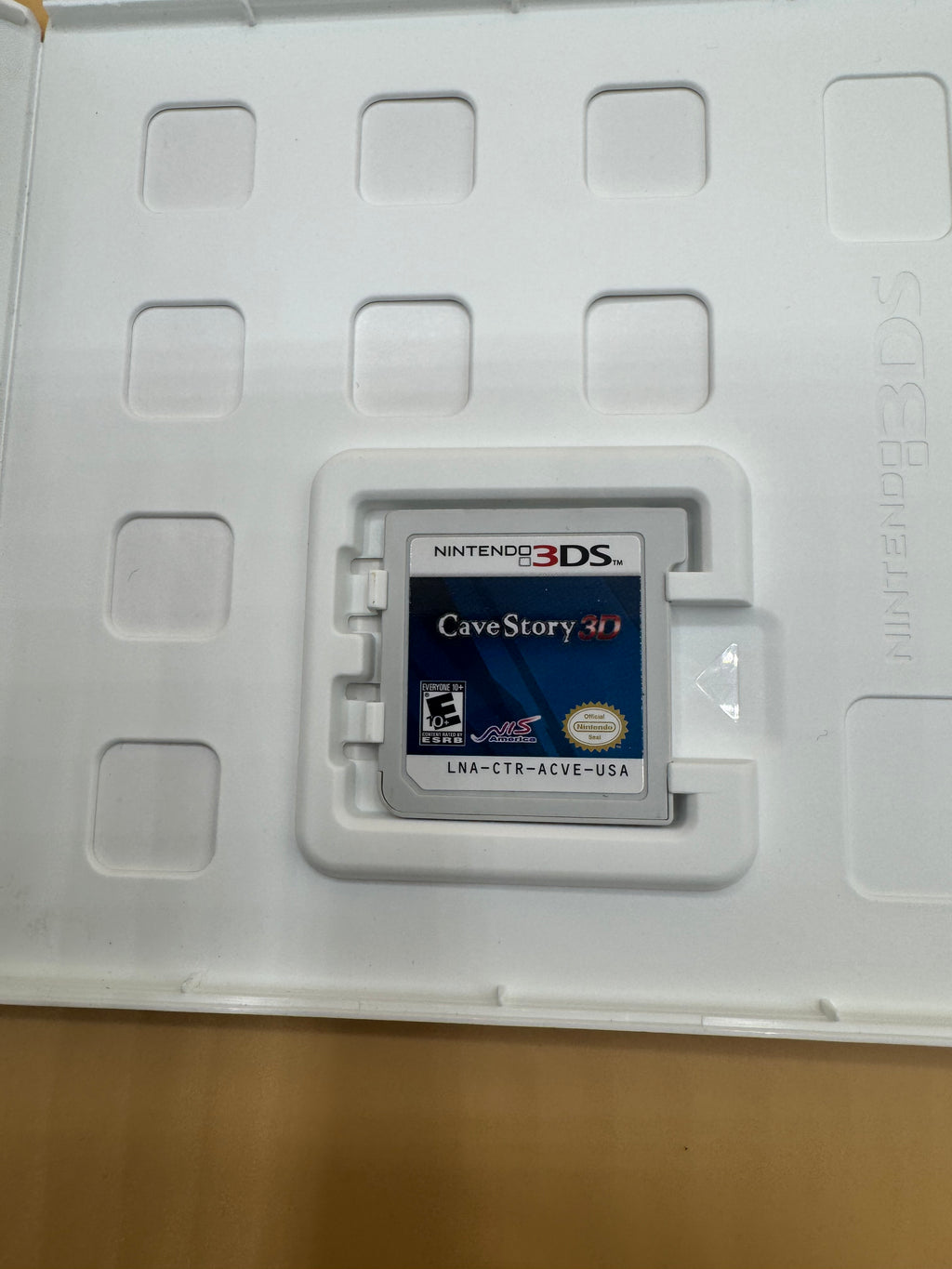 Cave Story 3D CiB w/ Original Lenticular Sleeve Cover