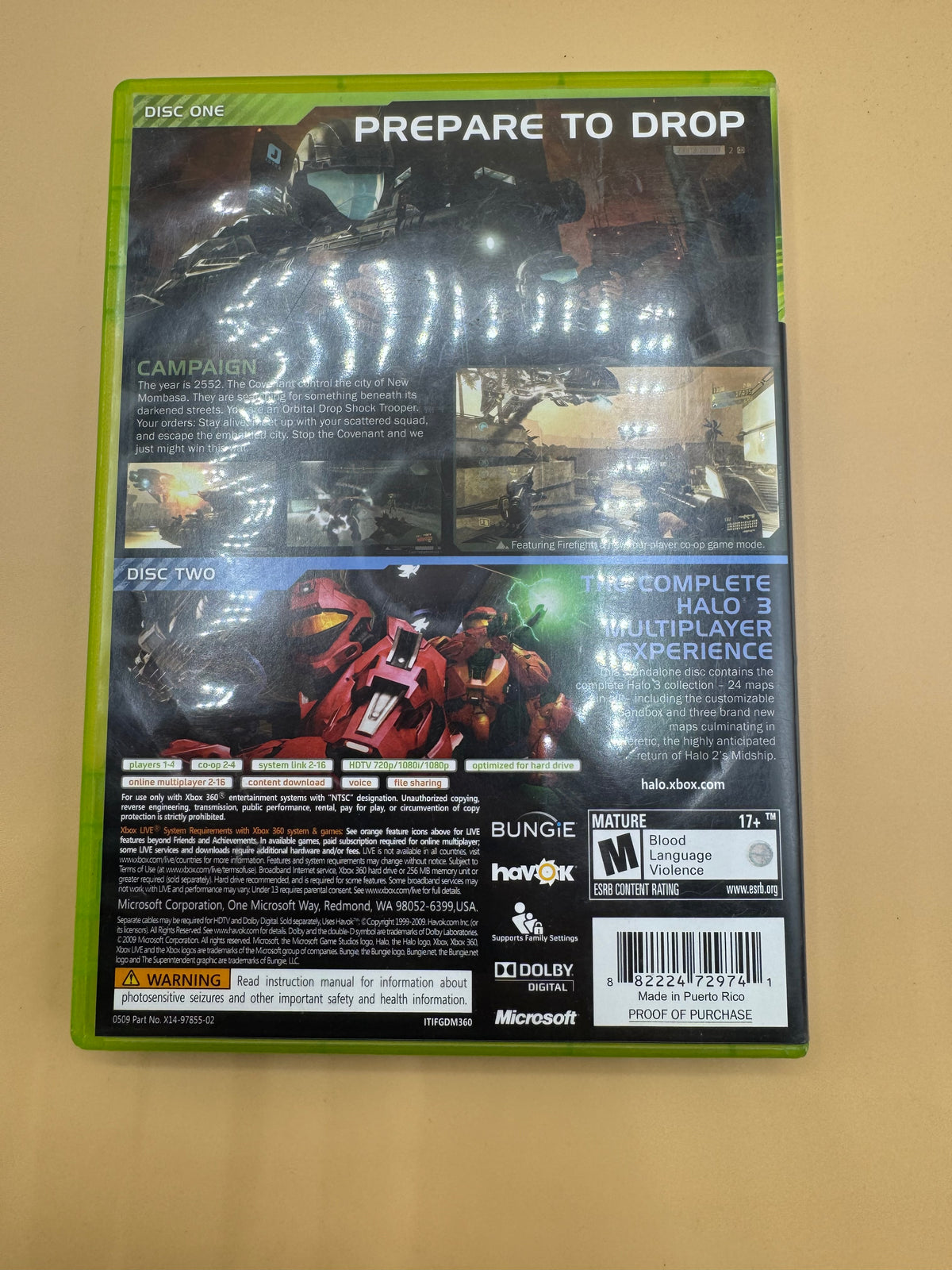 Halo 3 ODST CiB