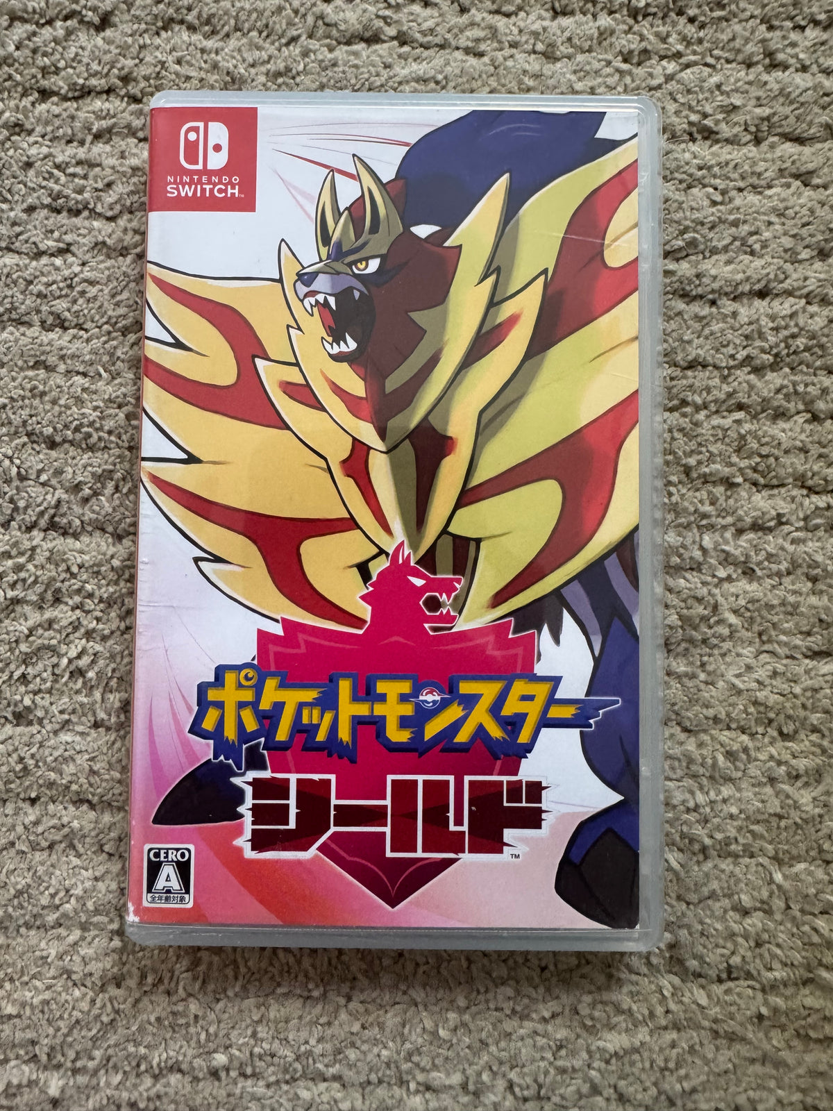 Pokémon Shield (jp-region free:) CiB