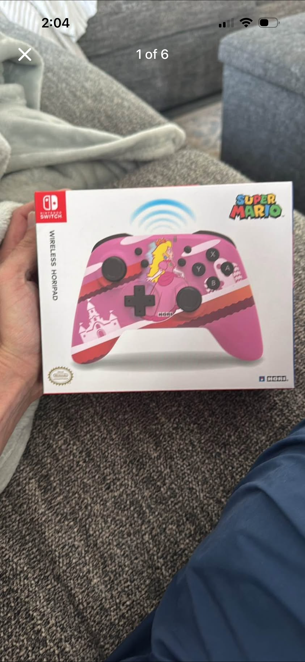 Super Mario “Princess Peach” Nintendo Switch wireless controller (Brand new)