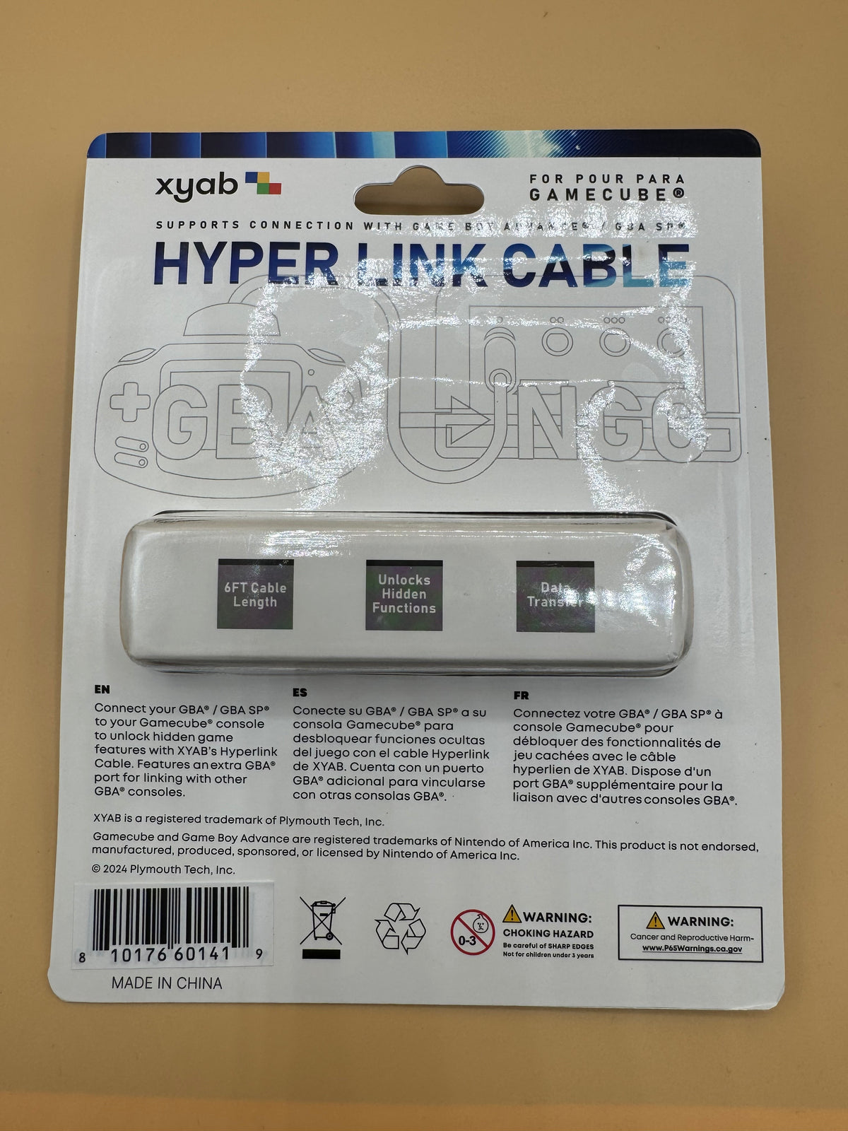 Hyper Link Cable for Nintendo GameCube and Nintendo Gameboy Advance systems