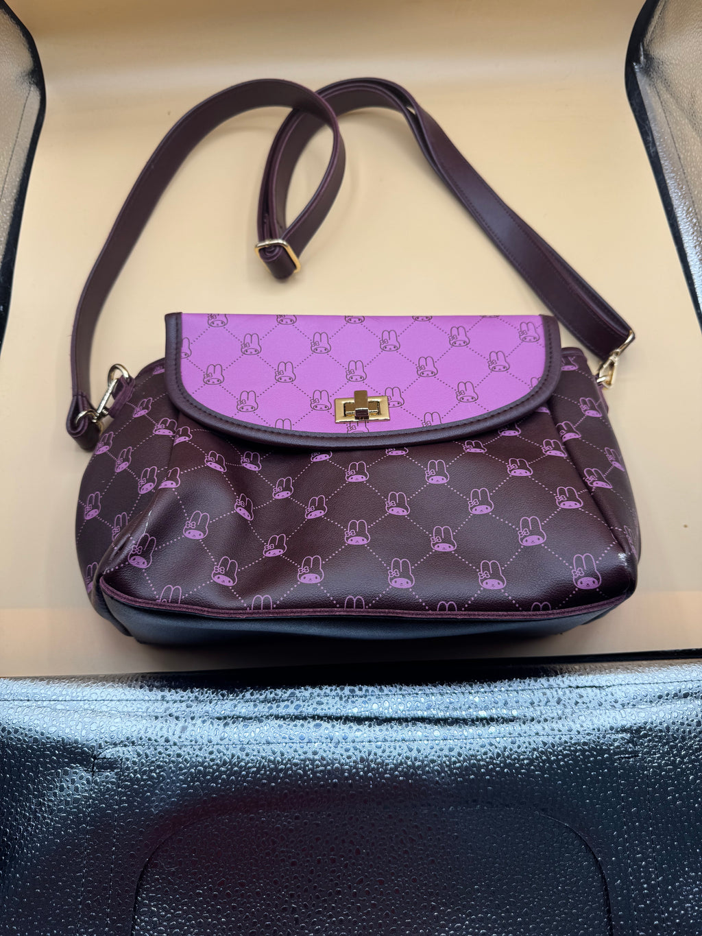 Sanrio My Melody & Kuromi Monogram Shoulder Bag