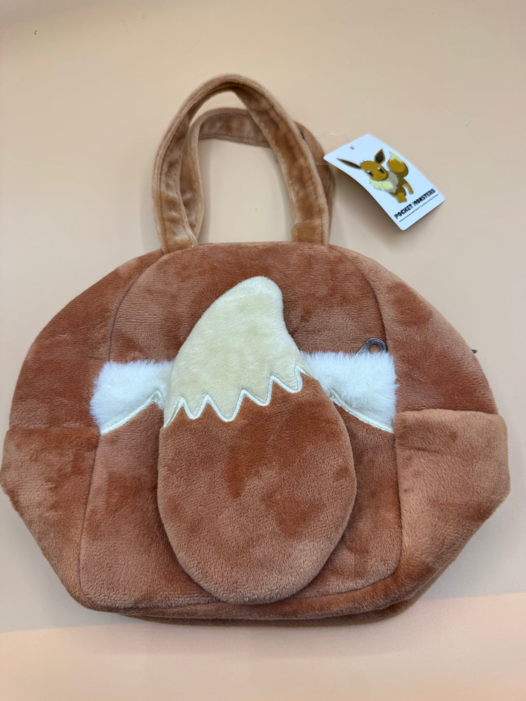 Official Pokémon Eevee Tail plush tote bag (Japanese import)
