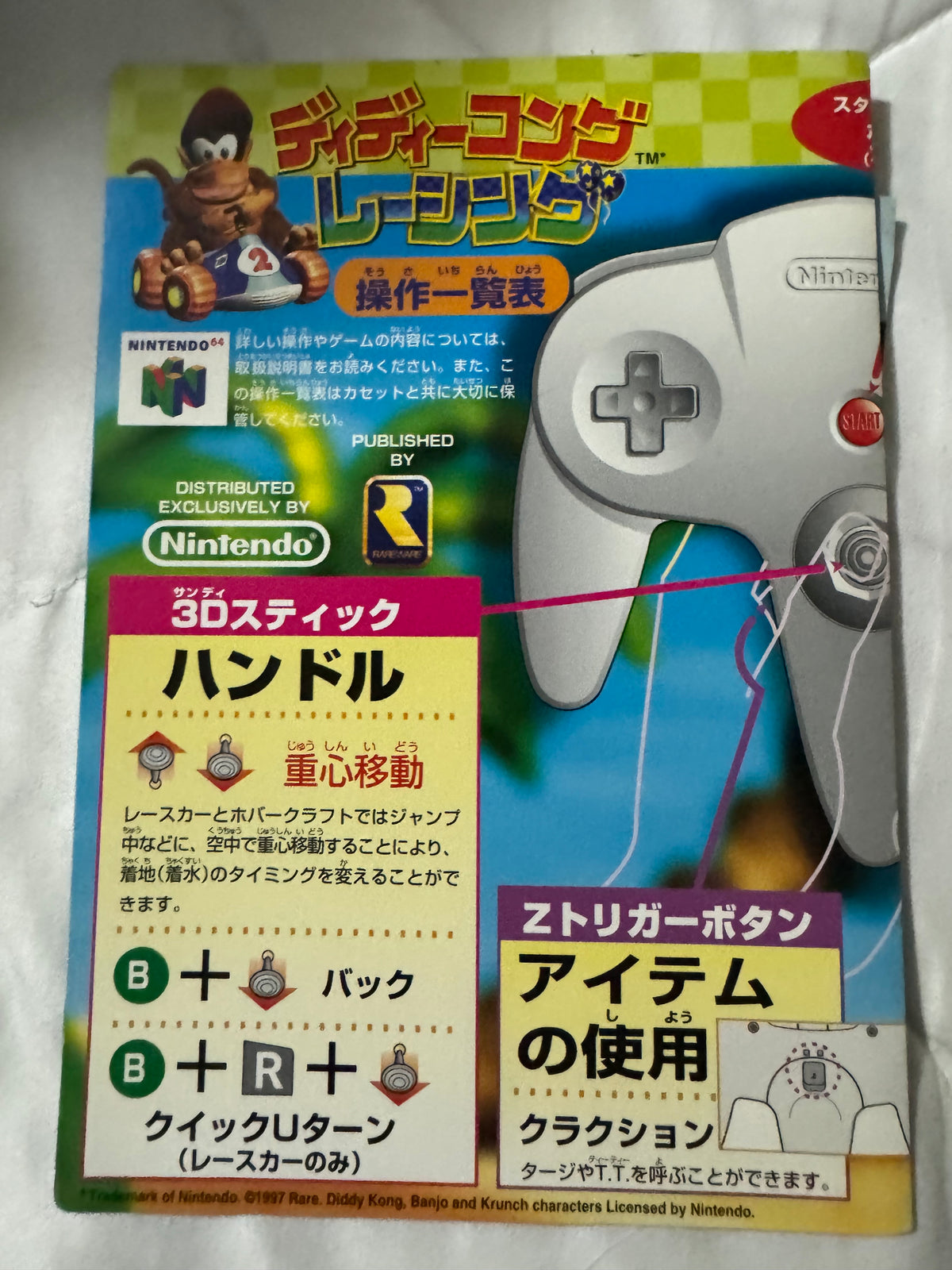 Diddy Kong Racing — Japanese CIB (Nintendo 64)