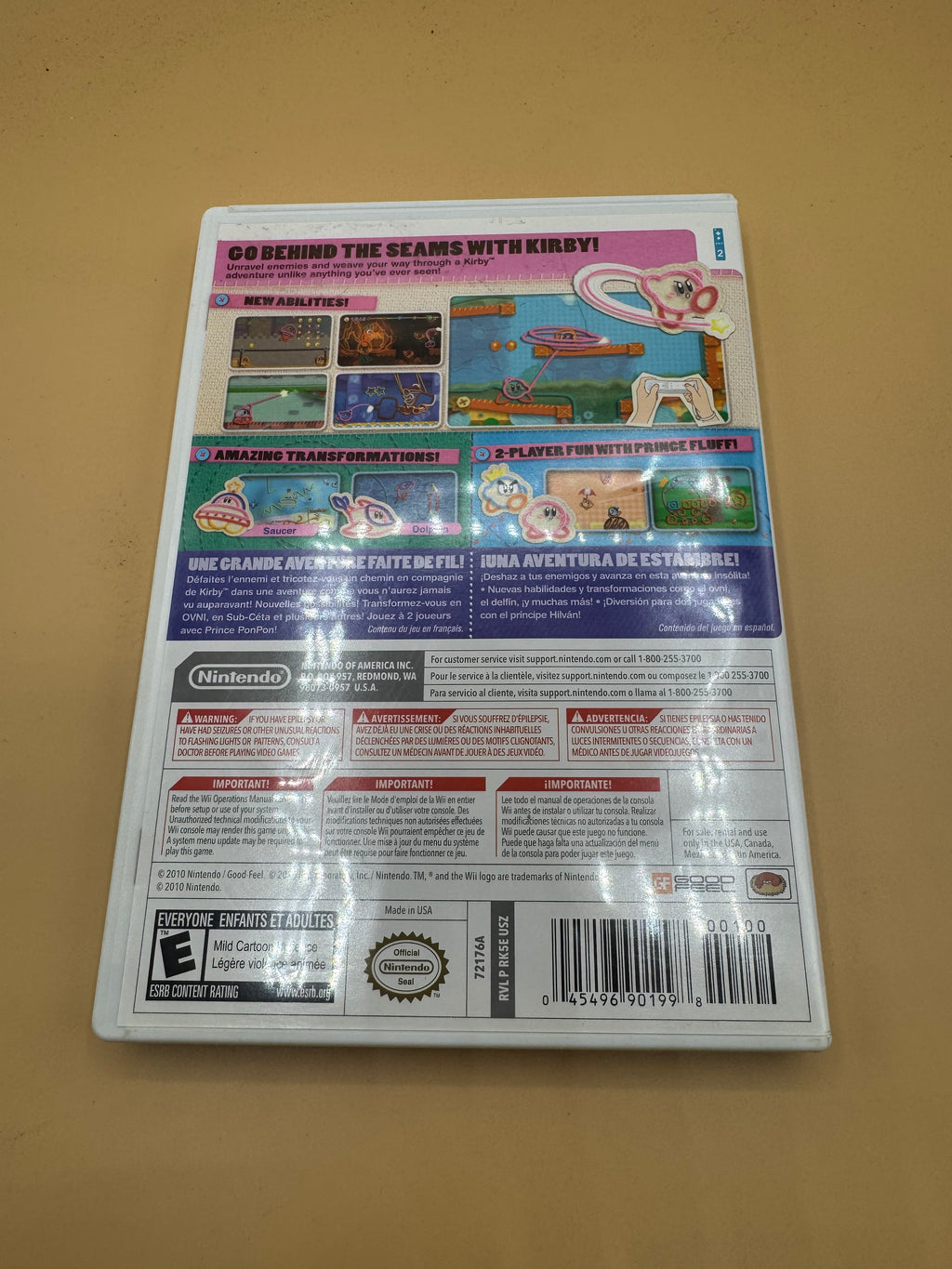 Kirby’s Epic Yarn CiB