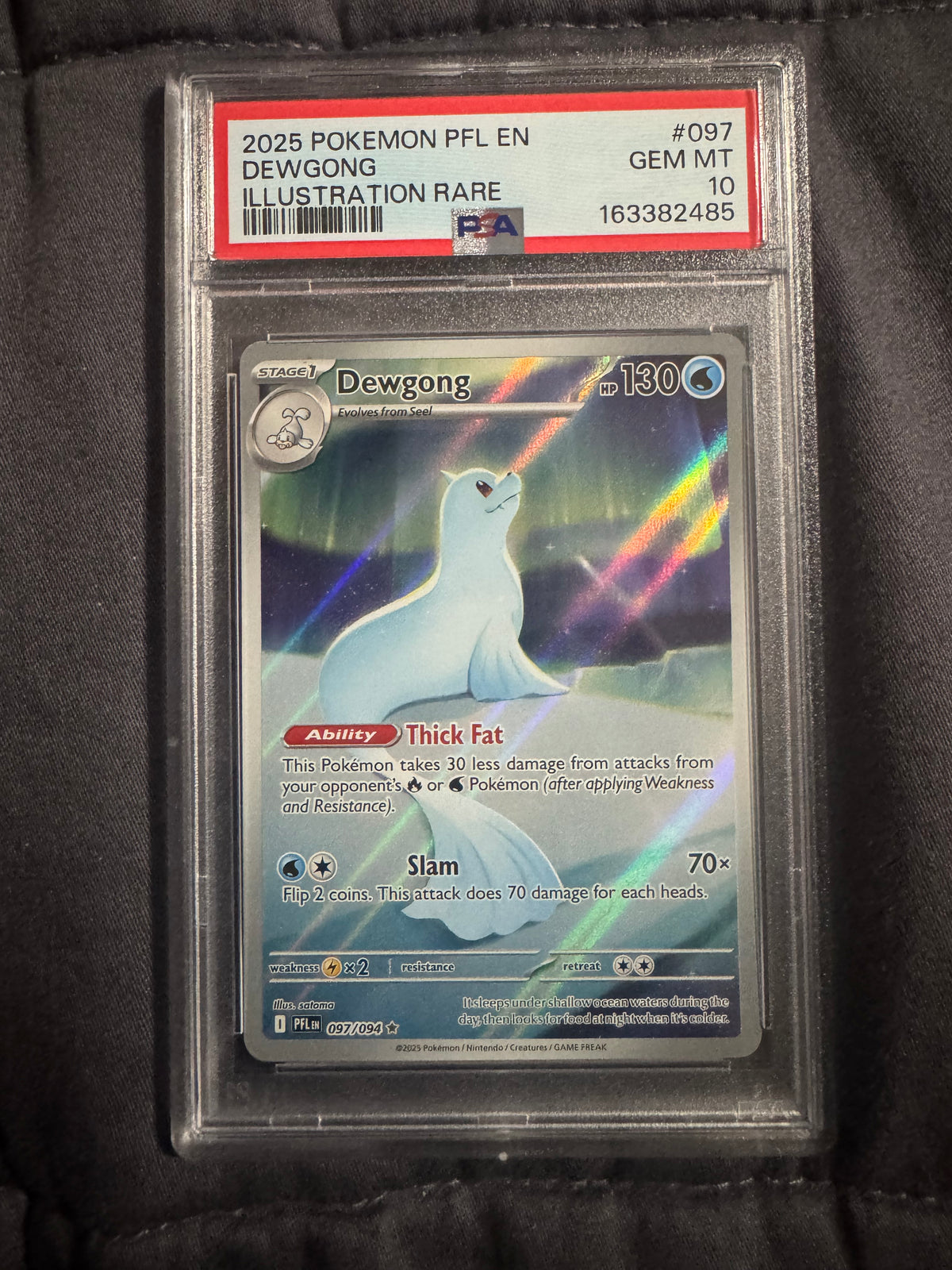 Pokémon TCG: Dewgong Illustration Rare PSA 10