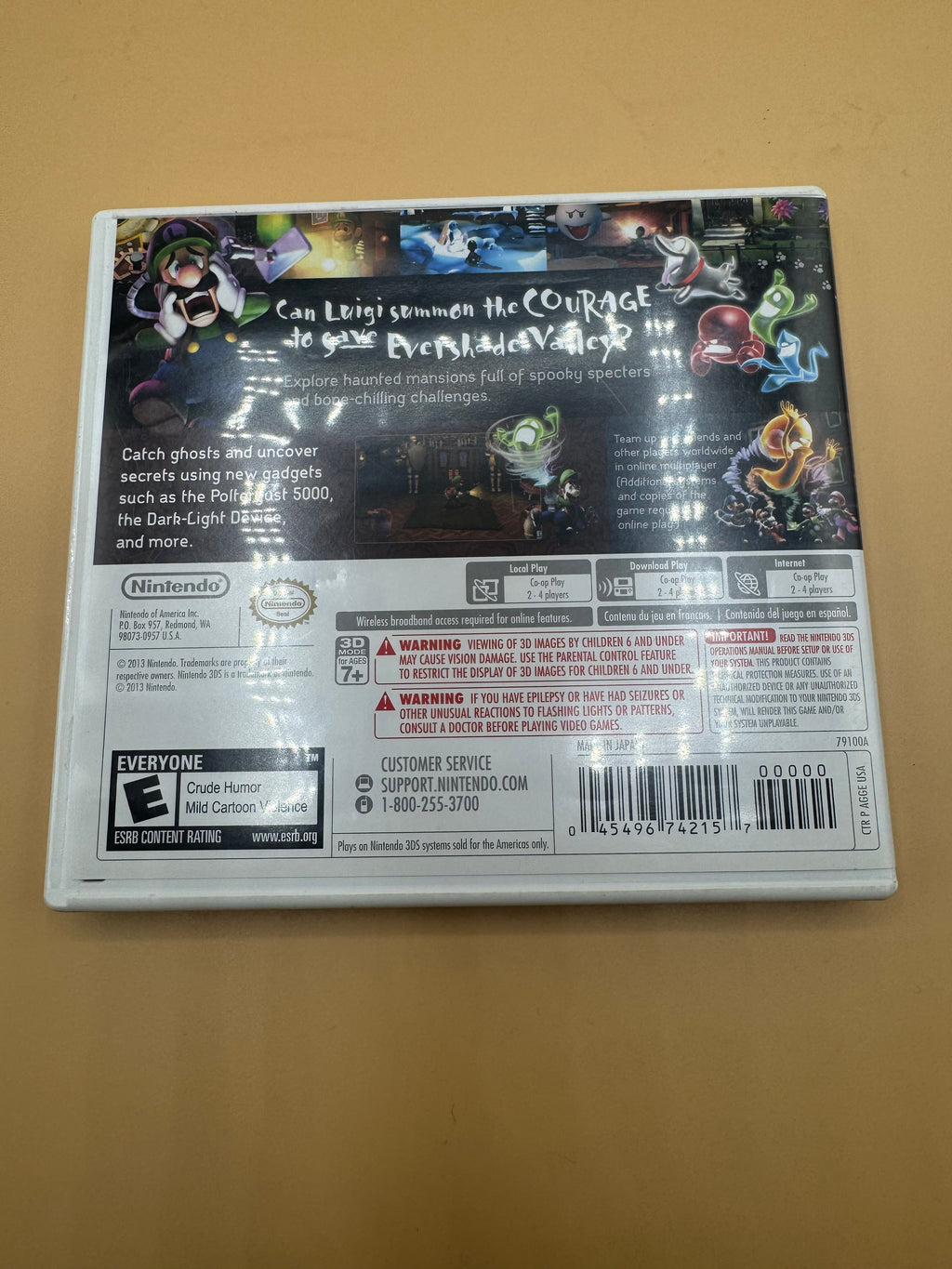 Luigi’s Mansion Dark Moon CiB