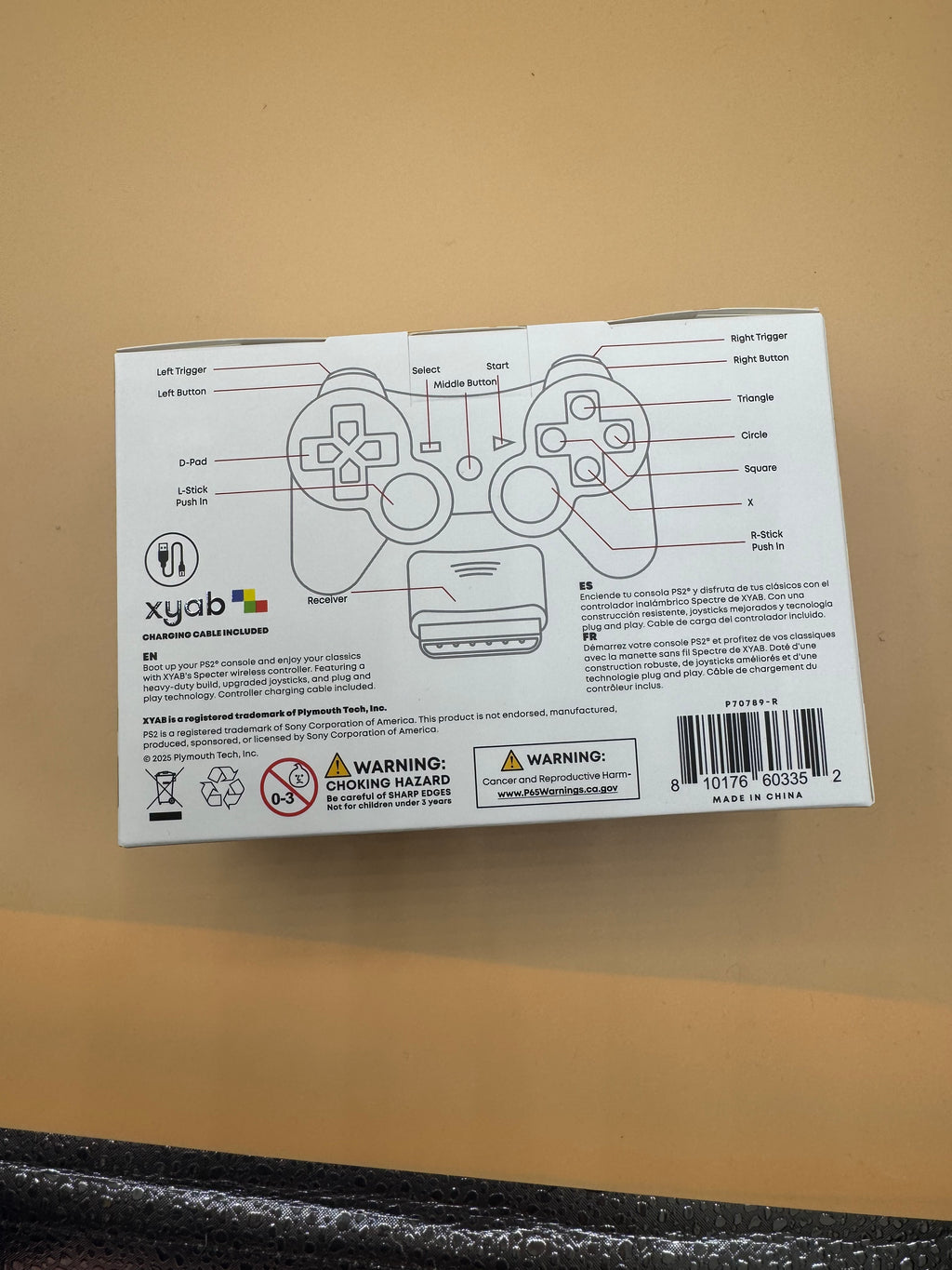“Specter” Wireless Controller for PlayStation 2