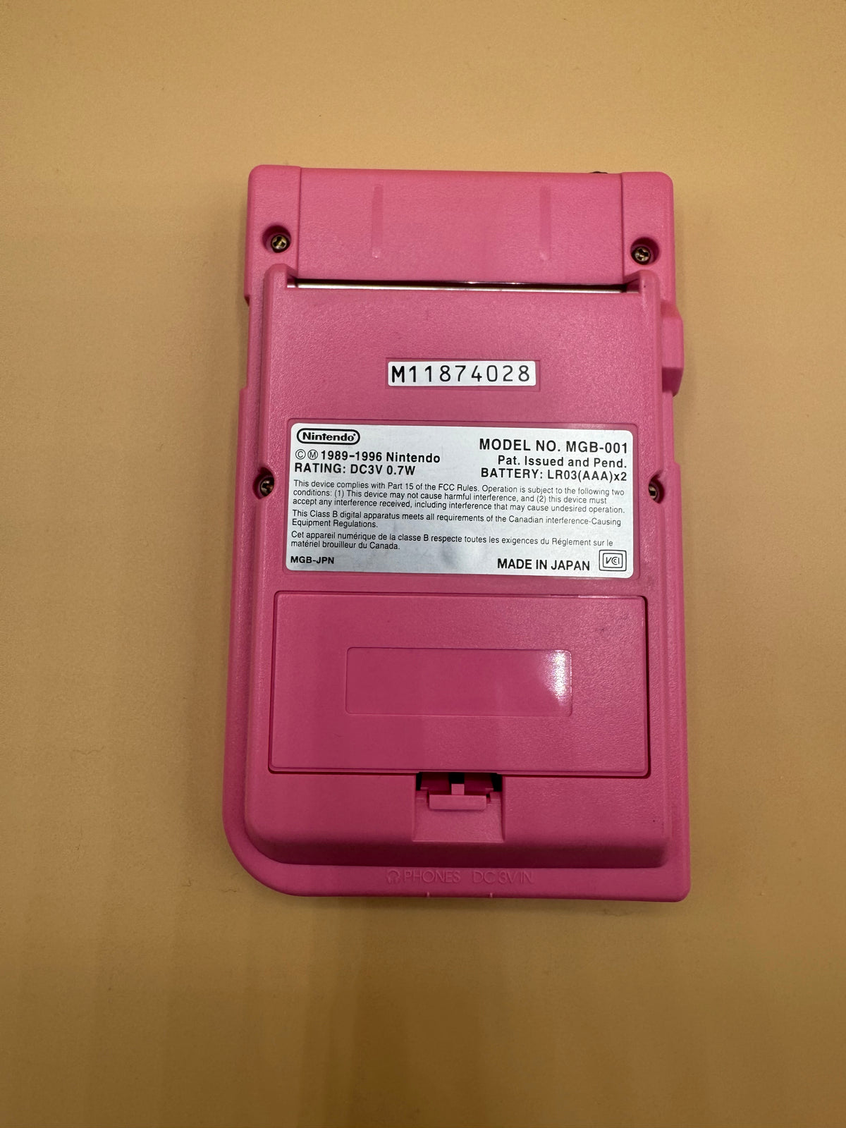 Pink Gameboy Pocket