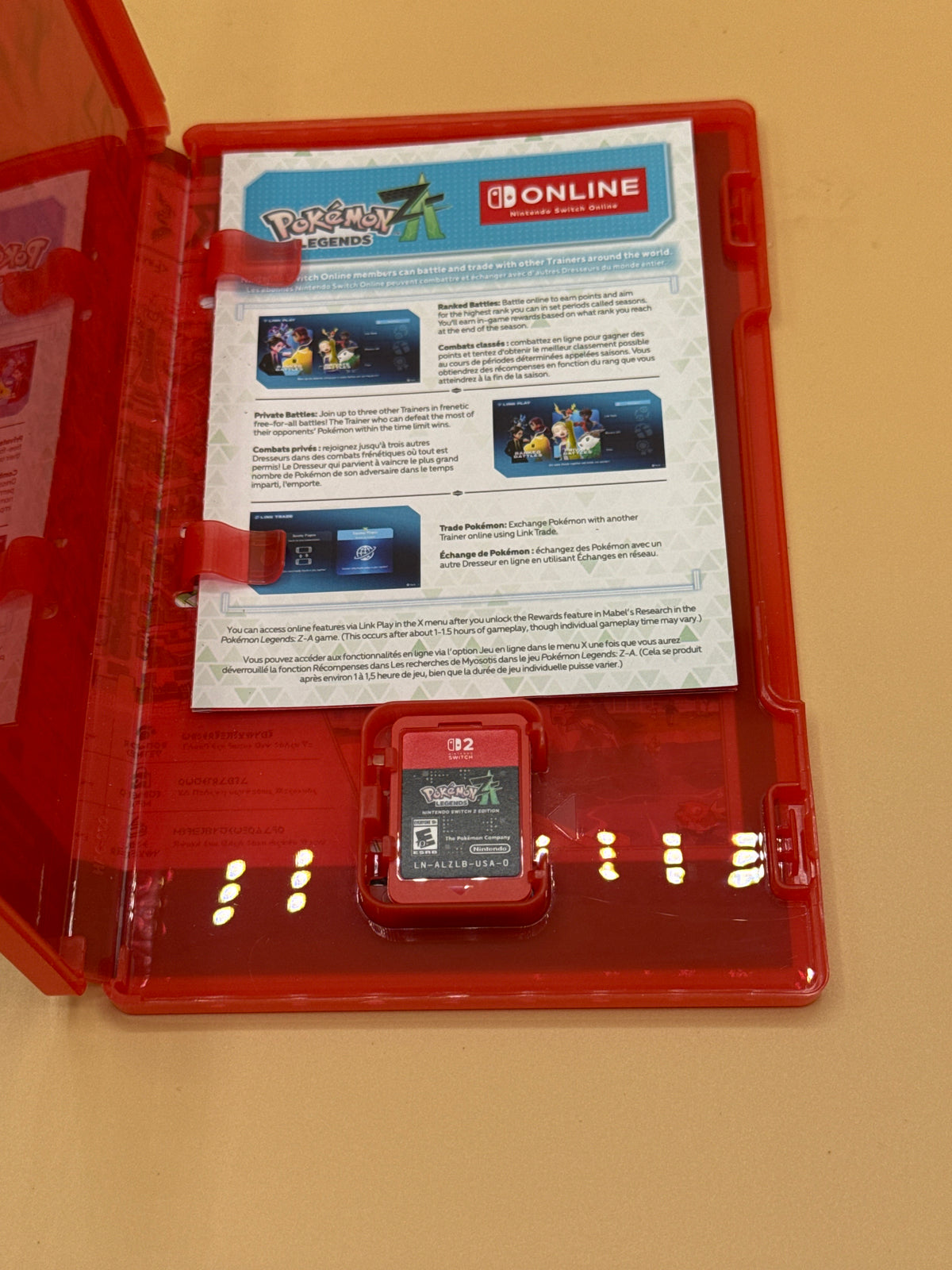 Pokémon Legends: Z-A — Nintendo Switch 2 Edition CIB