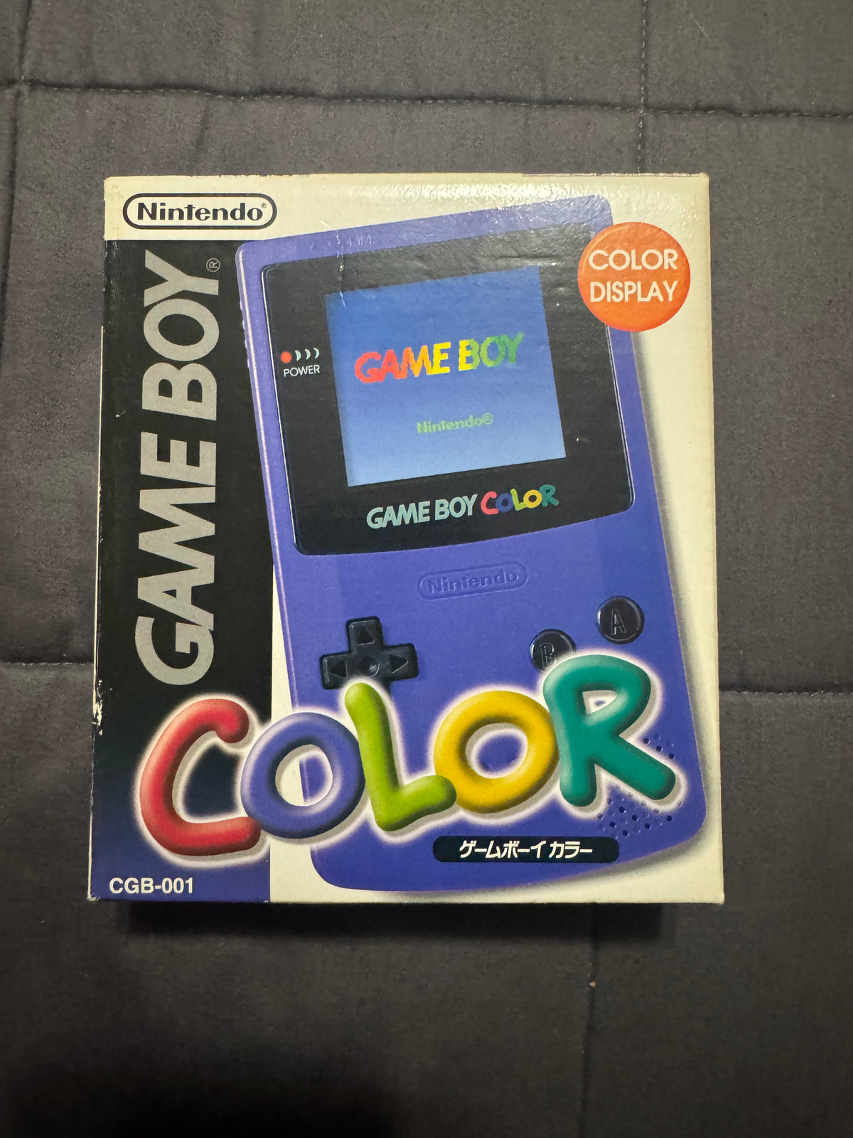 Grape Gameboy Color in original box (no volume)
