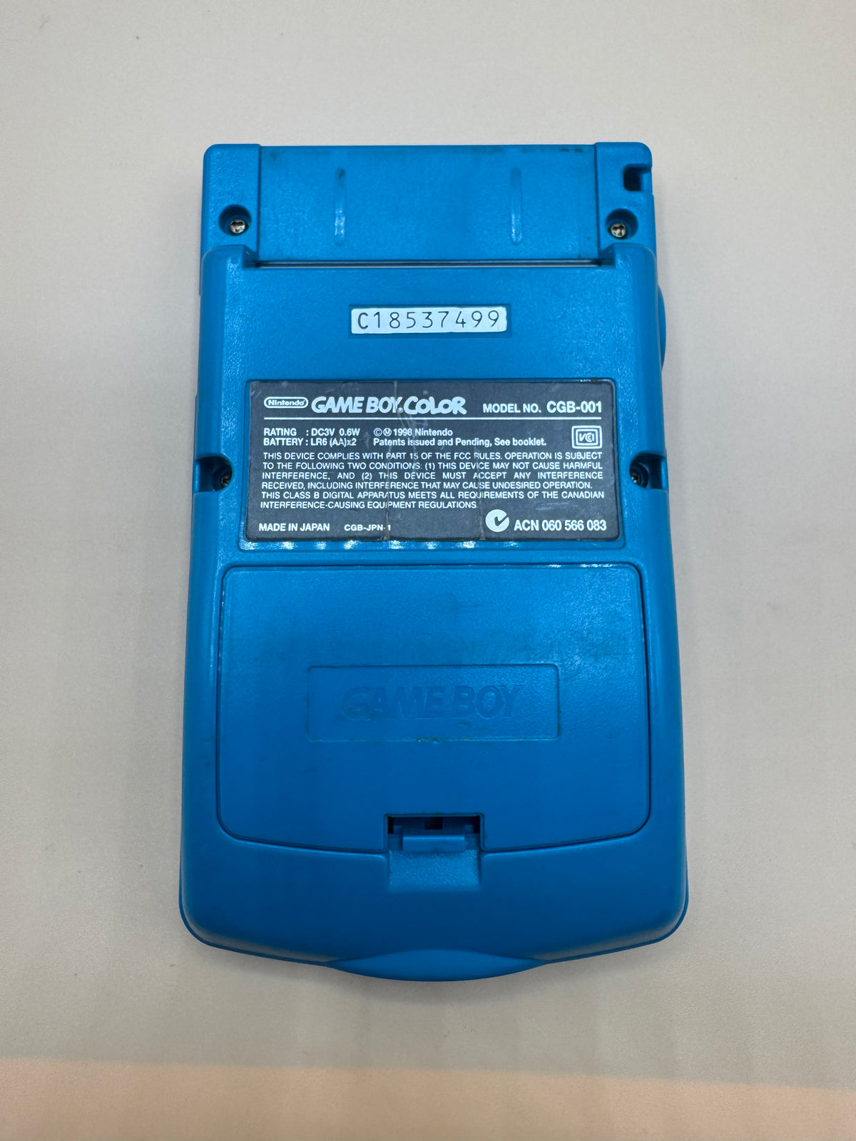Nintendo Gameboy Color (Teal)