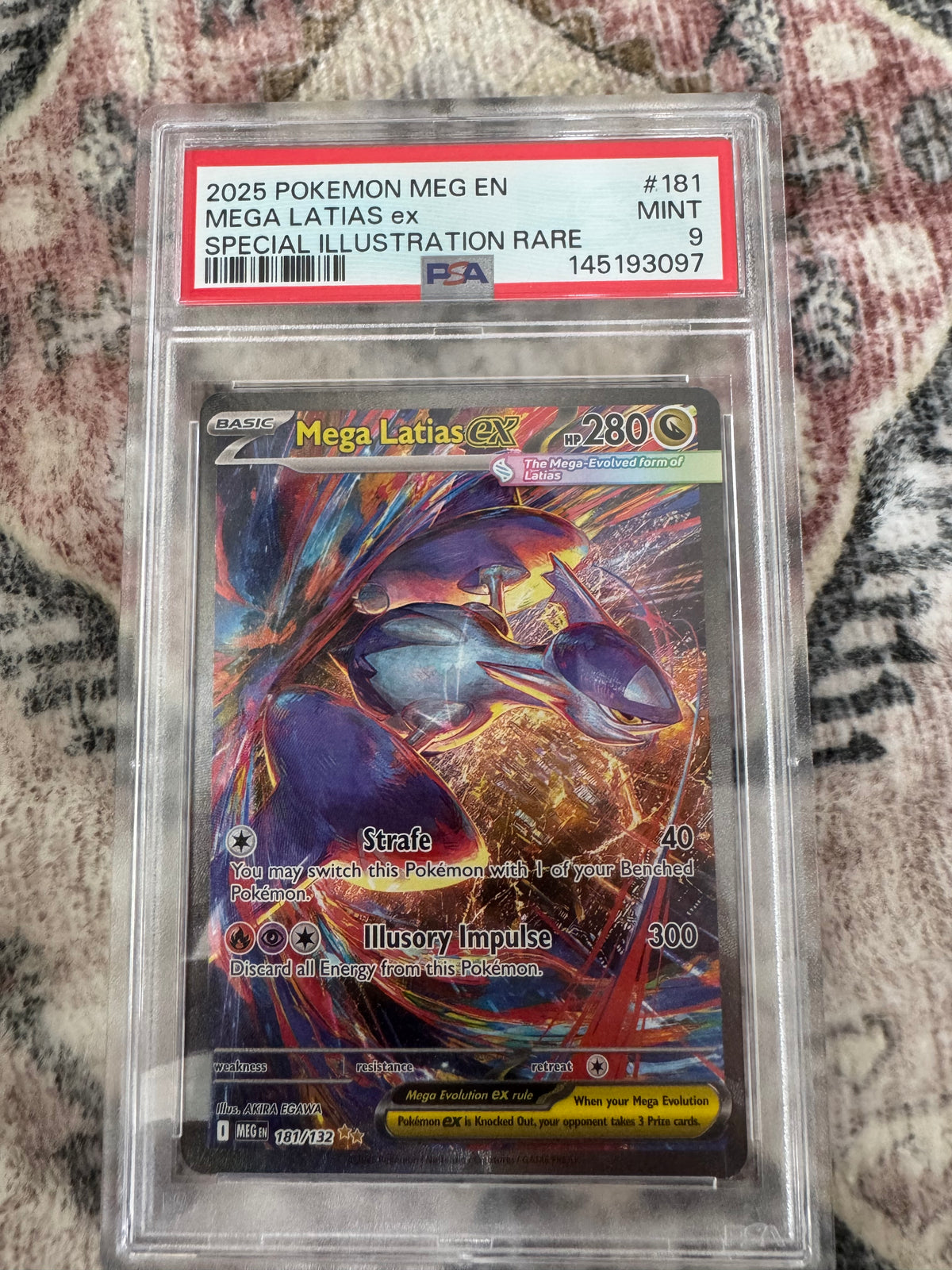 Pokémon TCG: Mega Latias ex Special Illustration Rare PSA 9