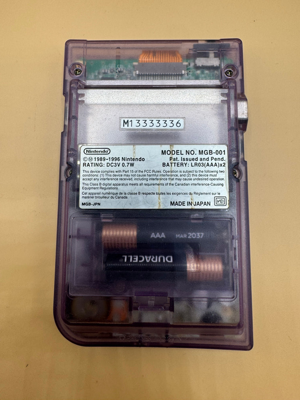 Atomic Purple Gameboy Pocket